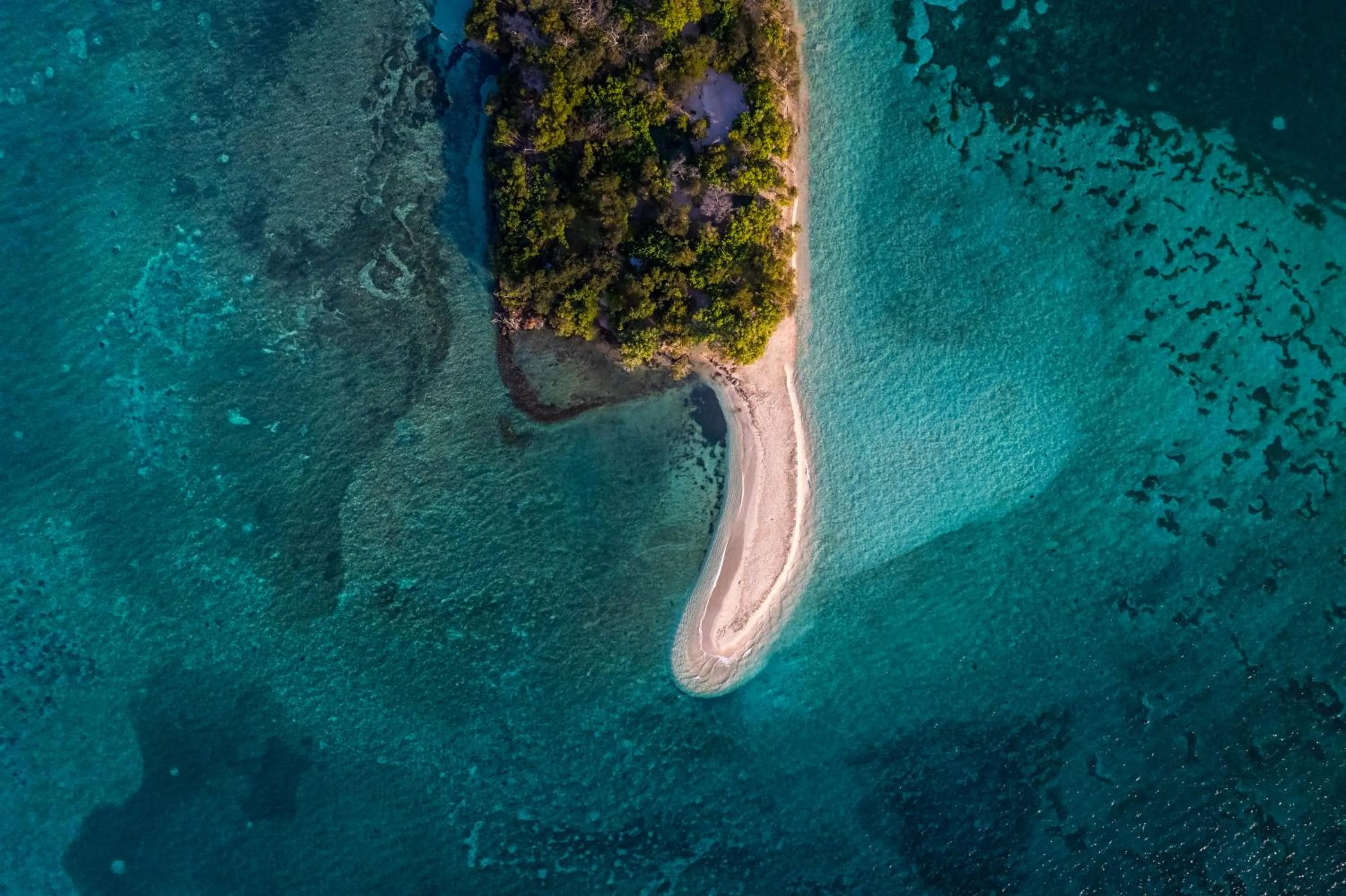 Bird's eye view in Isla Corona