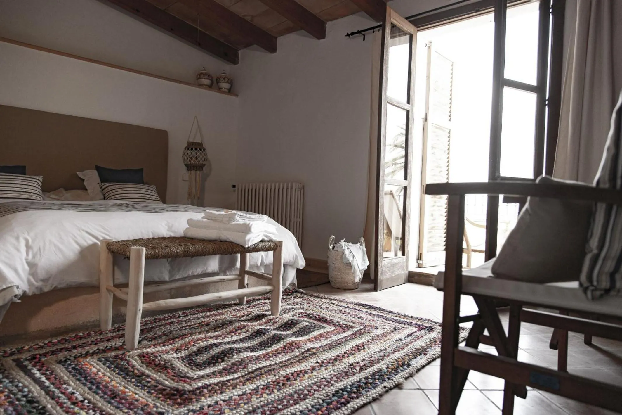 Bedroom, Bed in León de Sineu