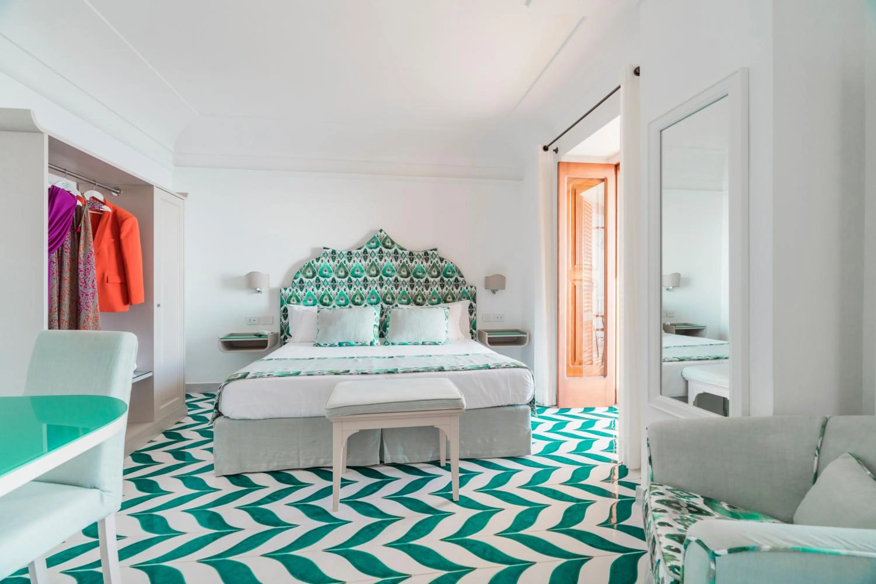 Bedroom, Bed in Hotel Il Gabbiano