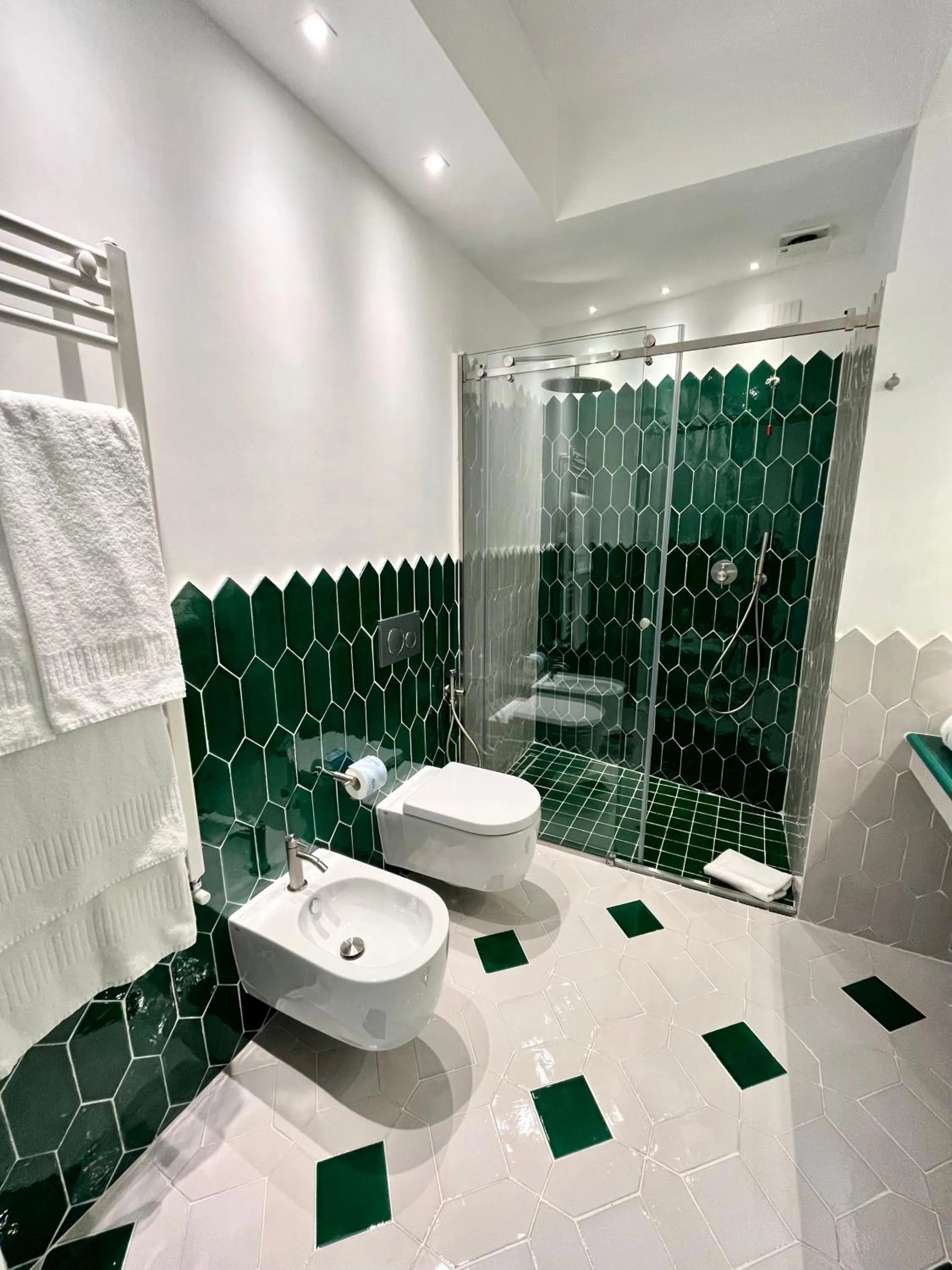 Shower in Hotel Il Gabbiano