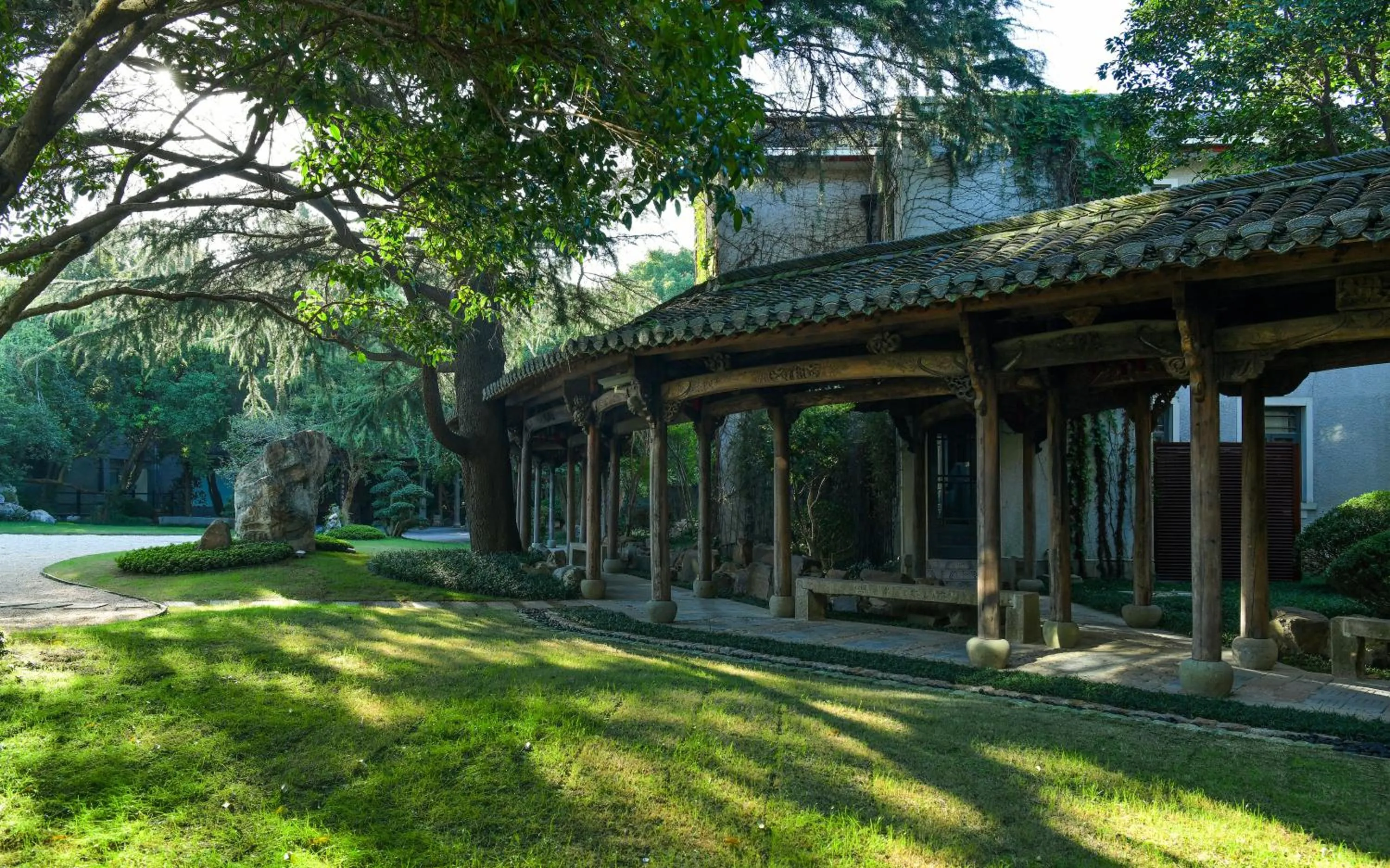Garden view in JOYA Hotel Shanghai Jiading
