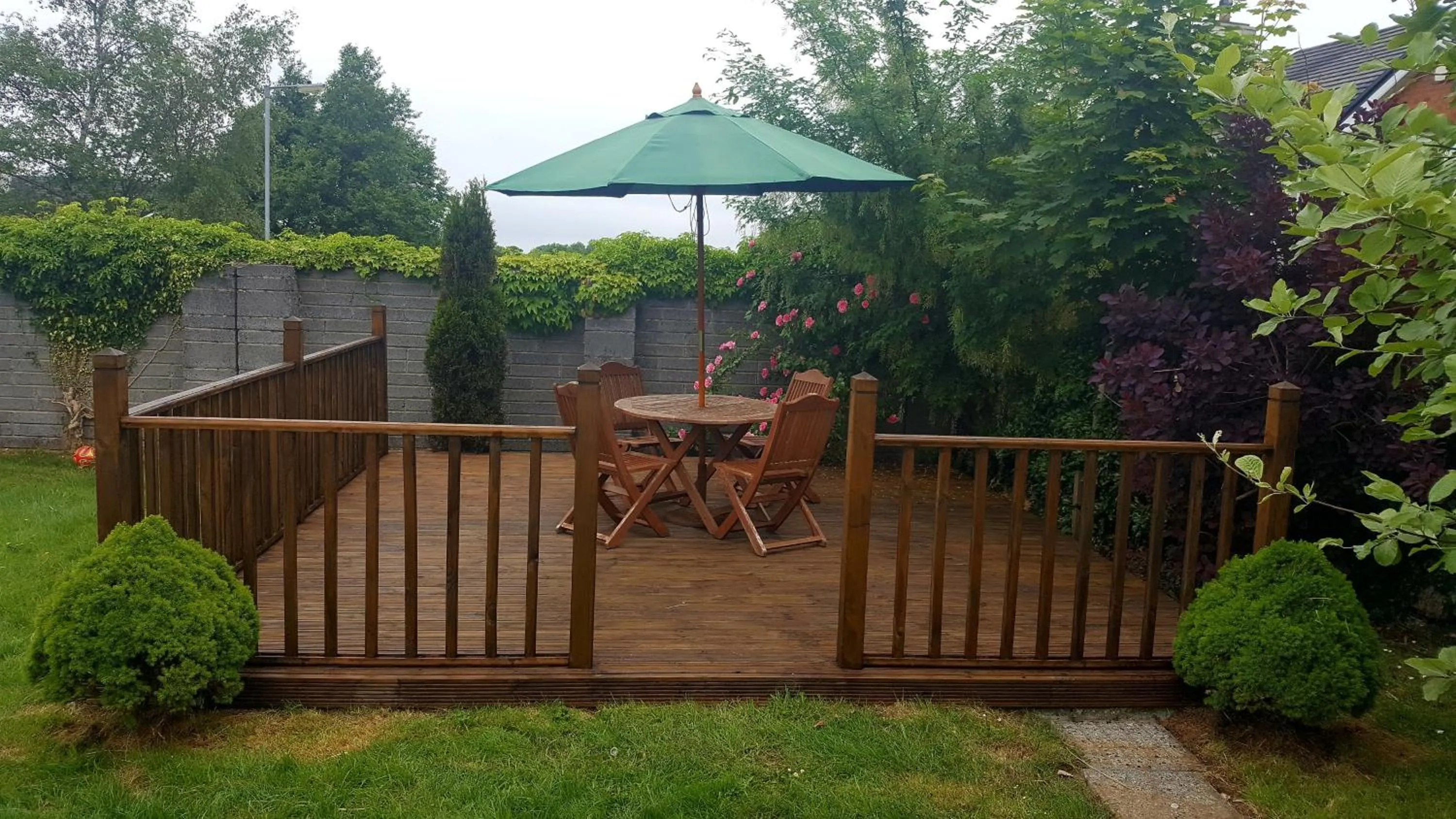 Garden view in Doonard Manor B&B