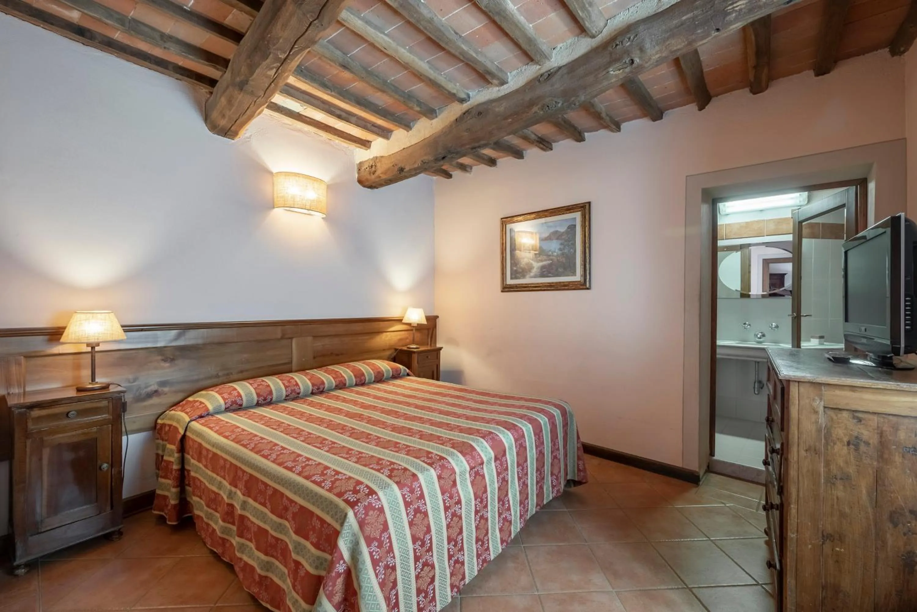 Decorative detail, Bed in Villaggio Albergo San Lorenzo e Santa Caterina