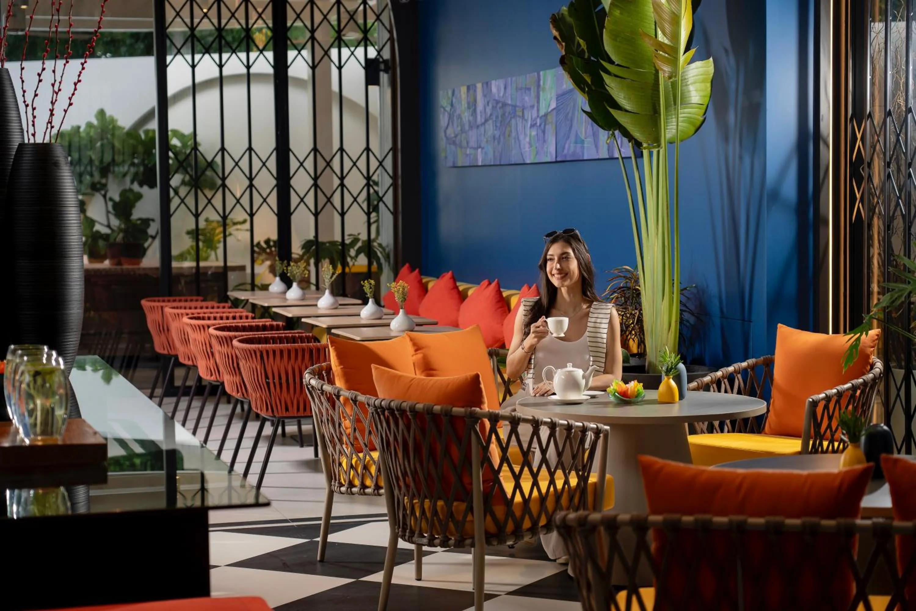 Seating area in Hotel Bangkokian