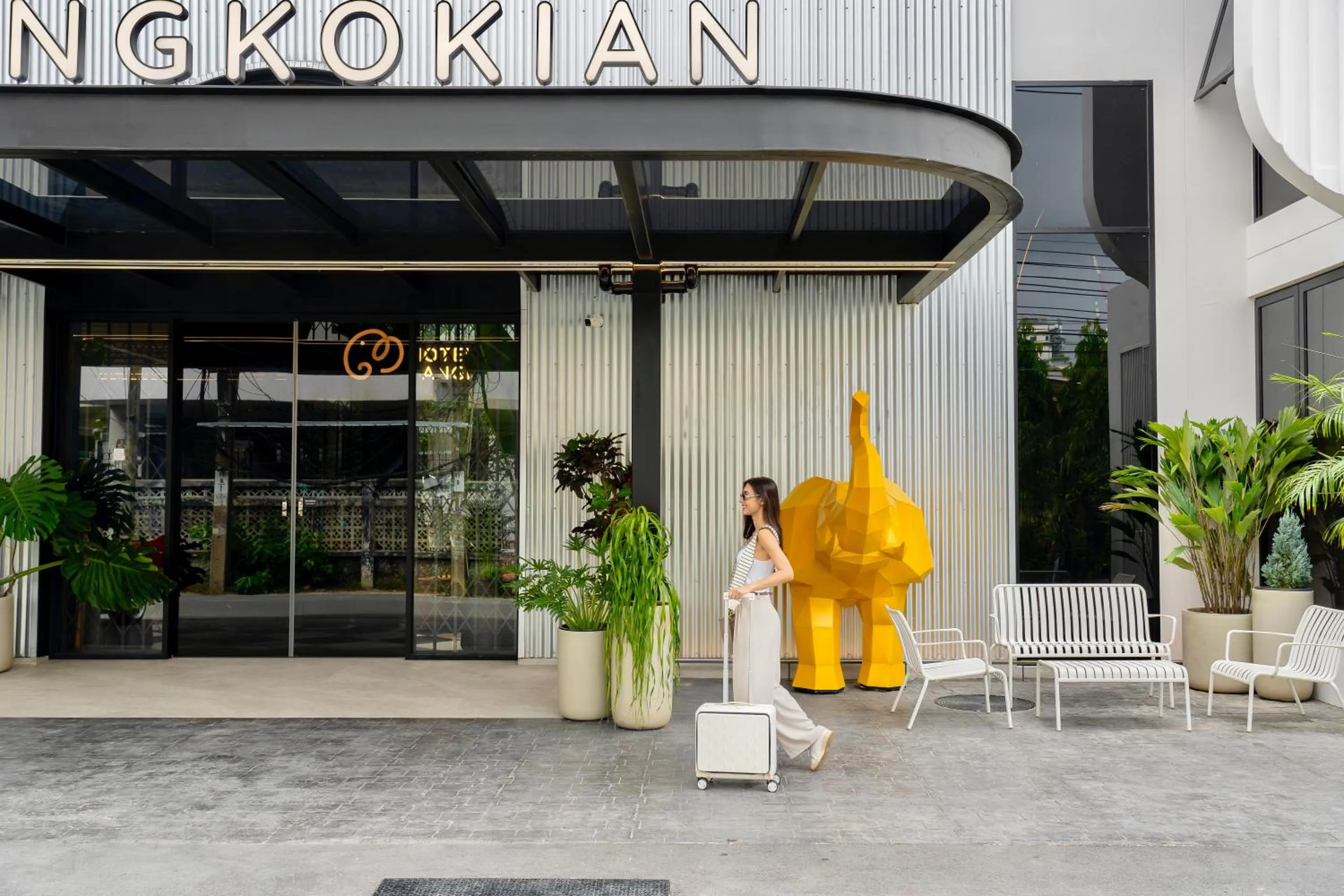 Facade/entrance in Hotel Bangkokian