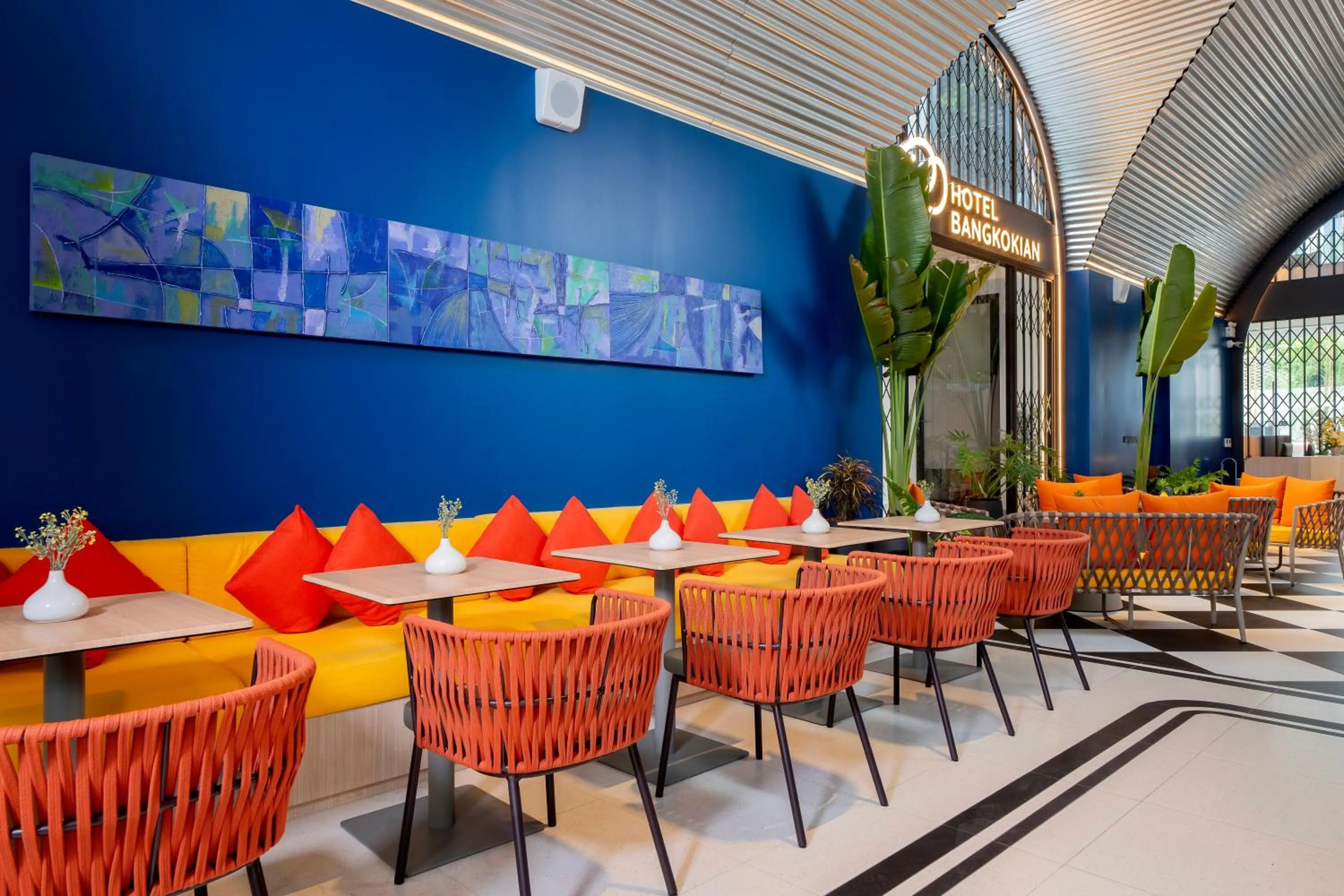 Seating area in Hotel Bangkokian