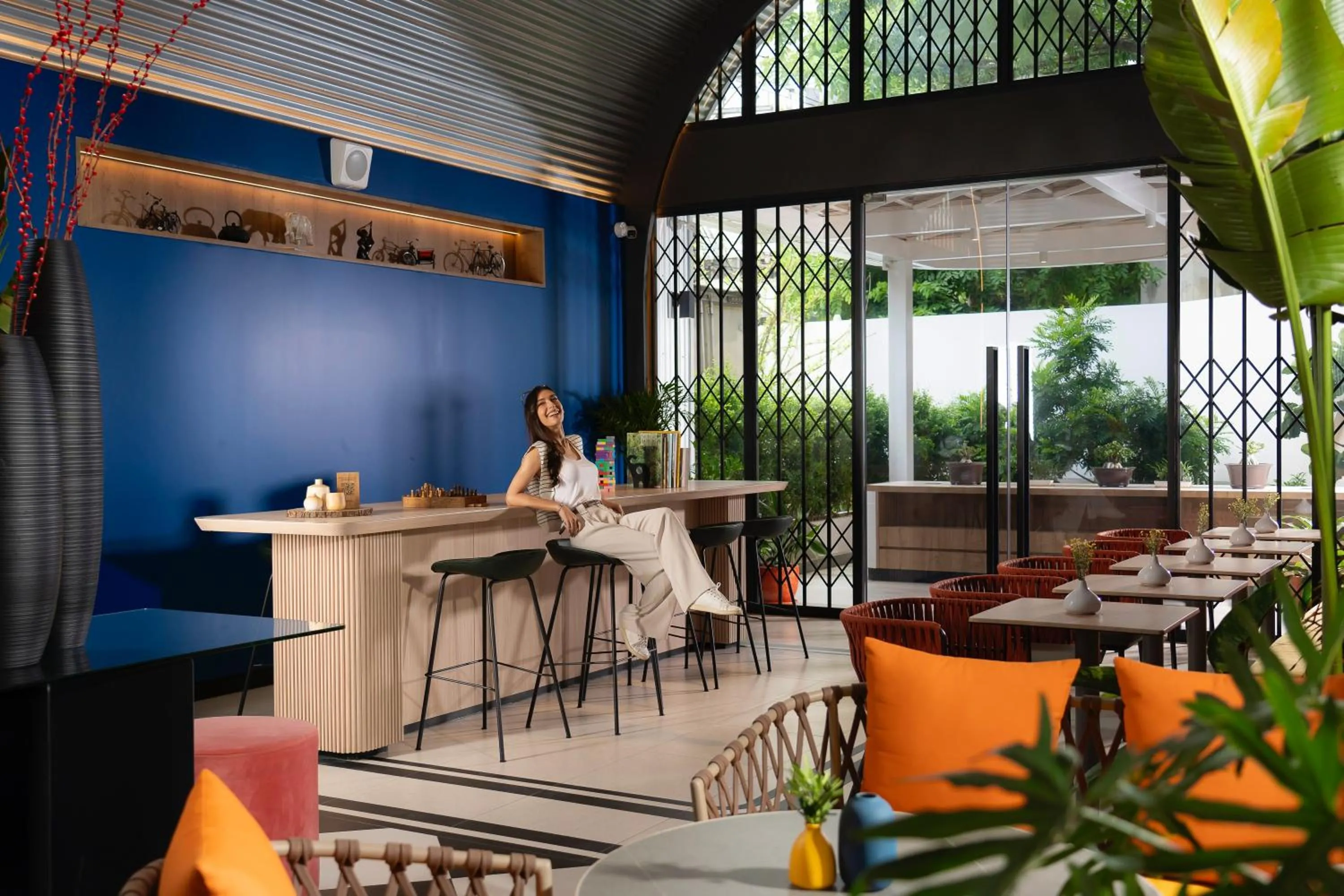 Seating area in Hotel Bangkokian