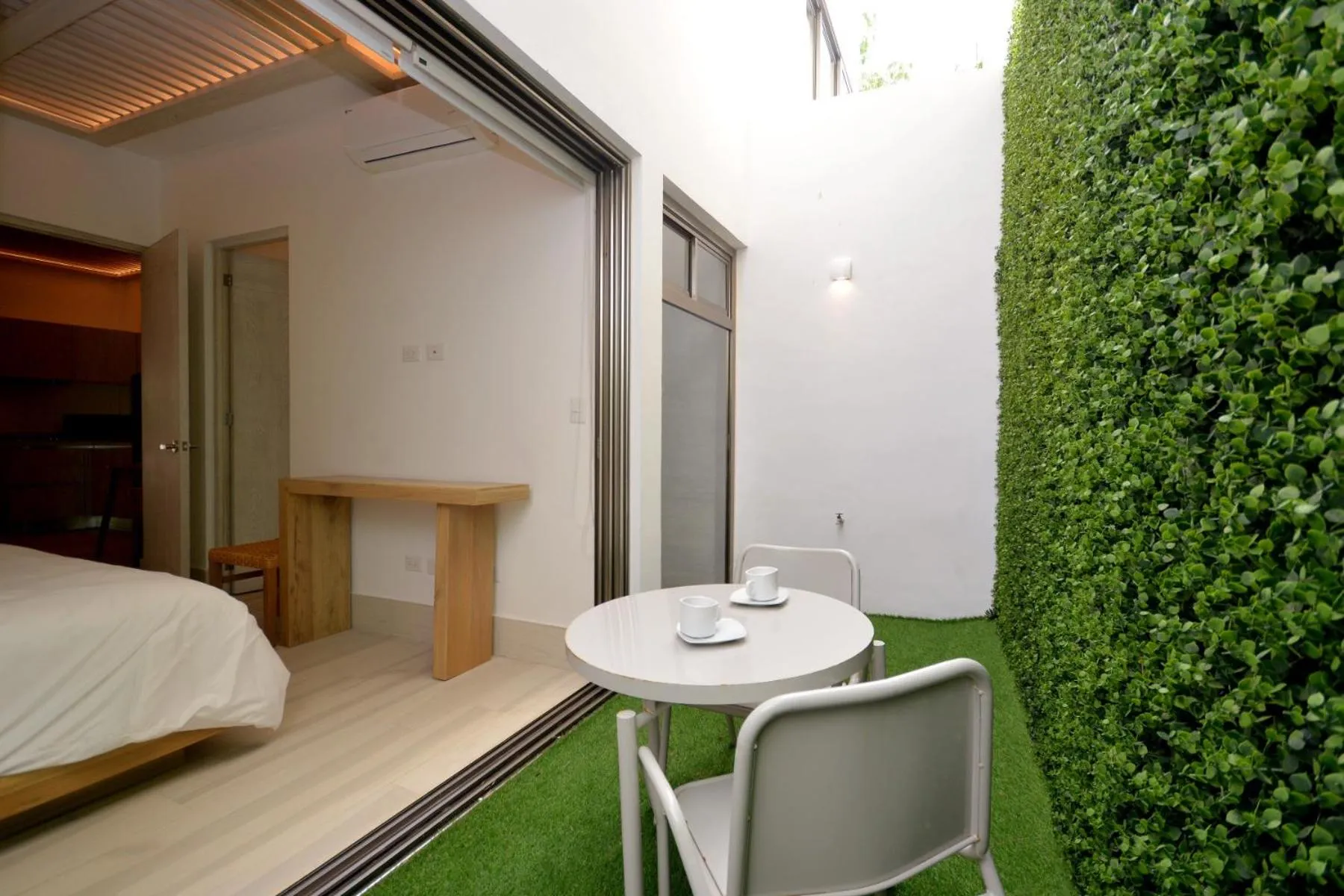 Bed in Mayan Monk Suites