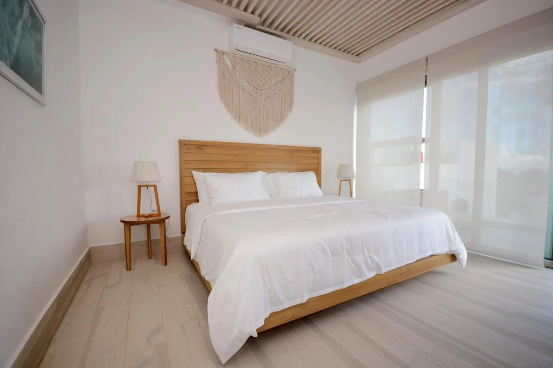 Bed in Mayan Monk Suites