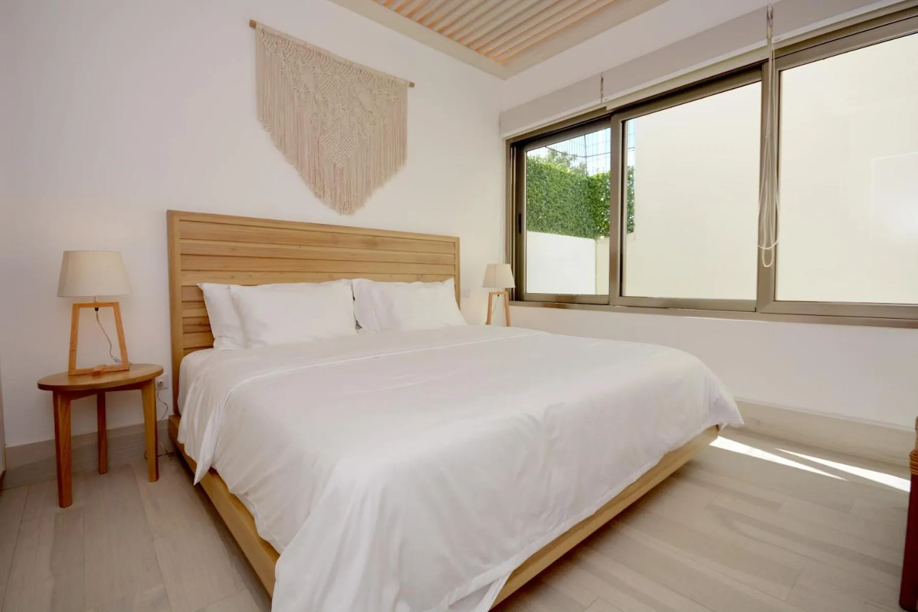 Bed in Mayan Monk Suites