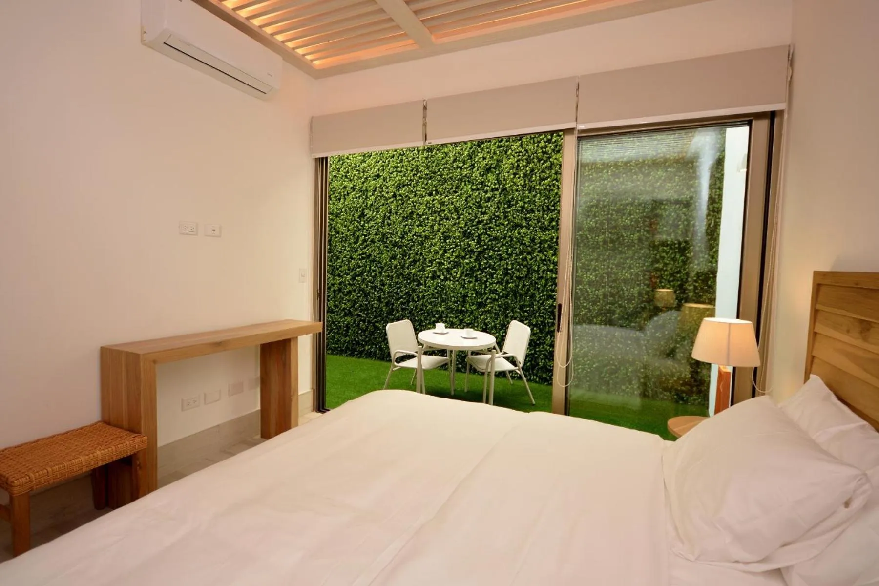 Bed in Mayan Monk Suites