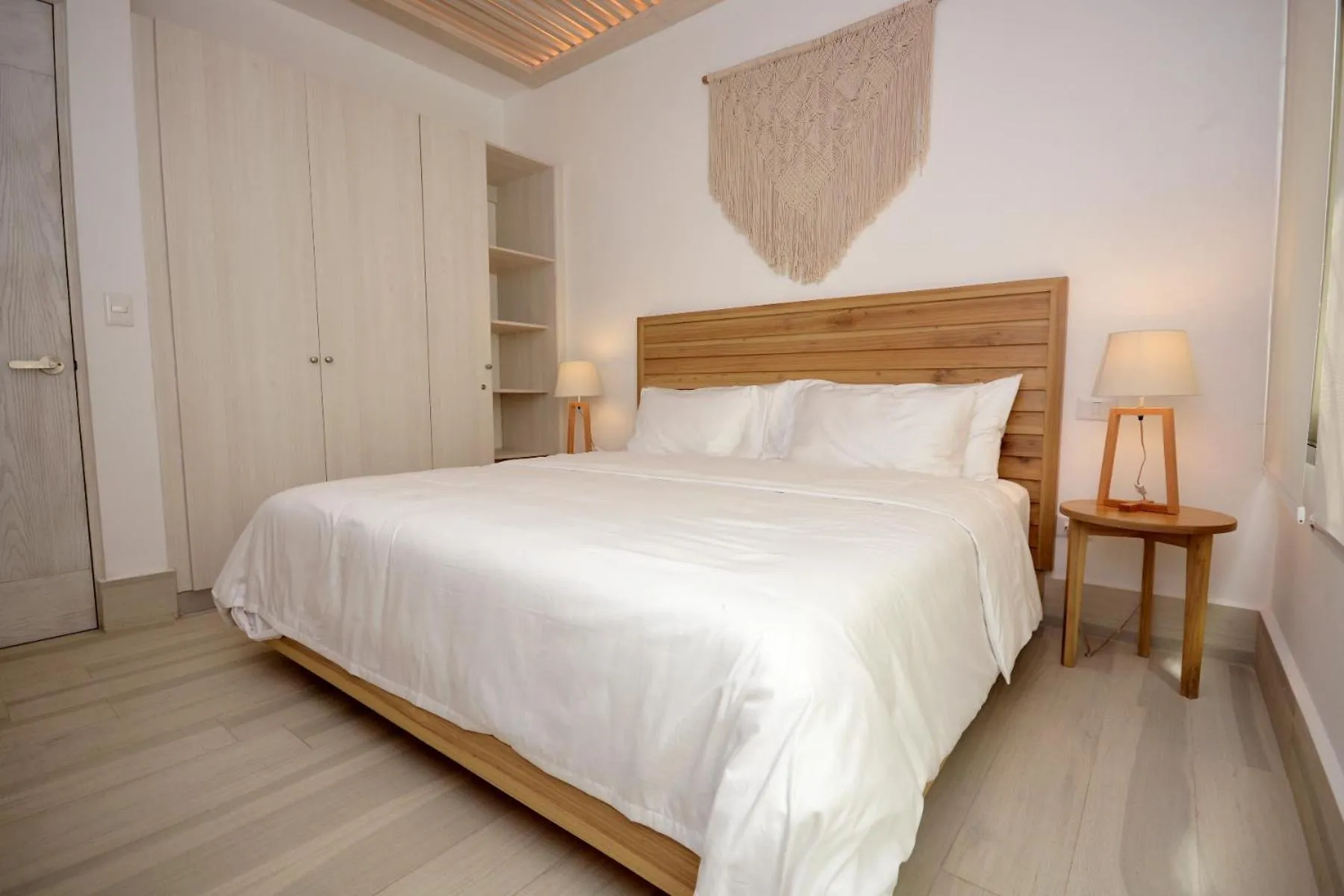 Bed in Mayan Monk Suites