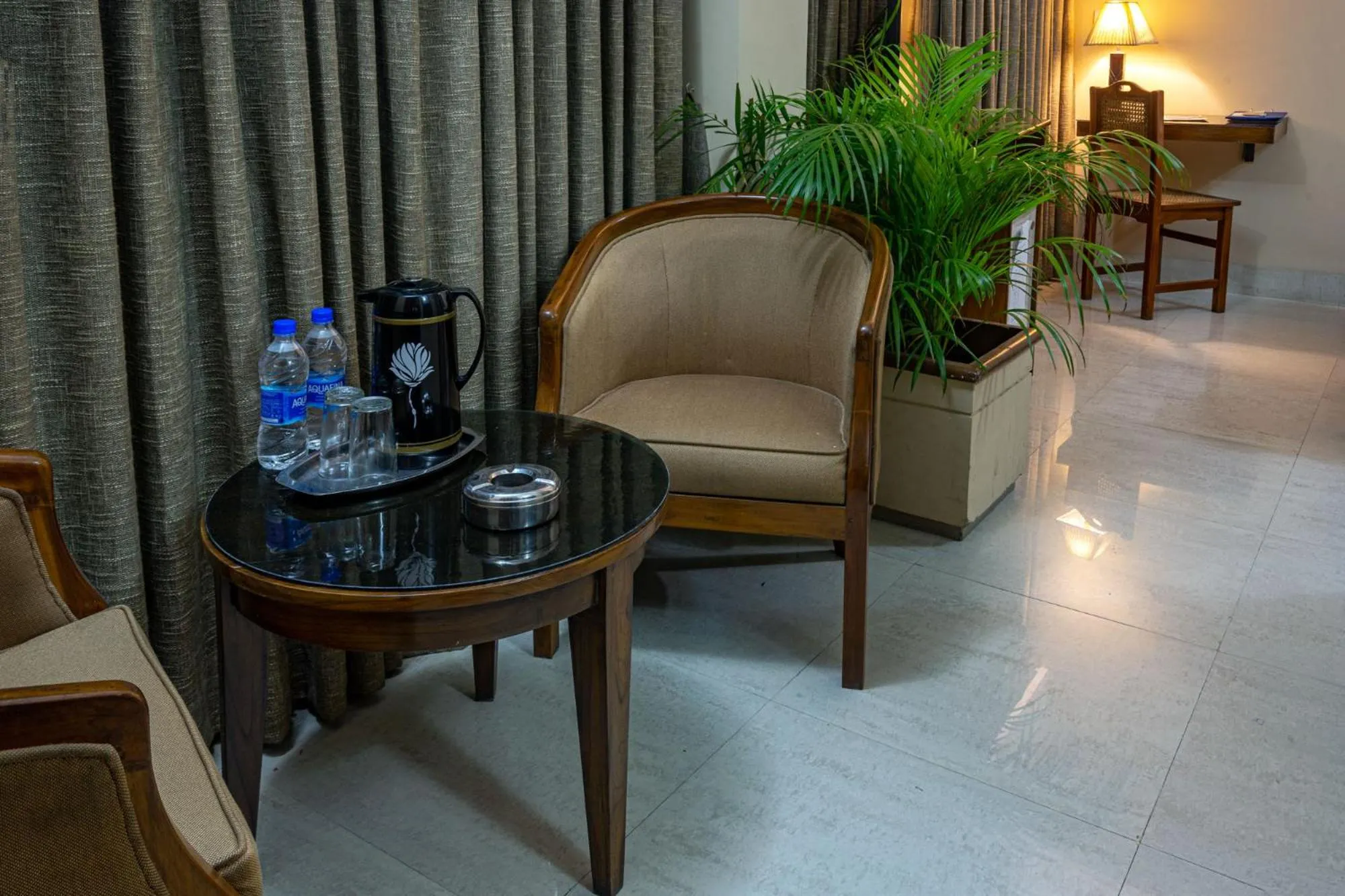 Garden view in Hotel Ashrafee