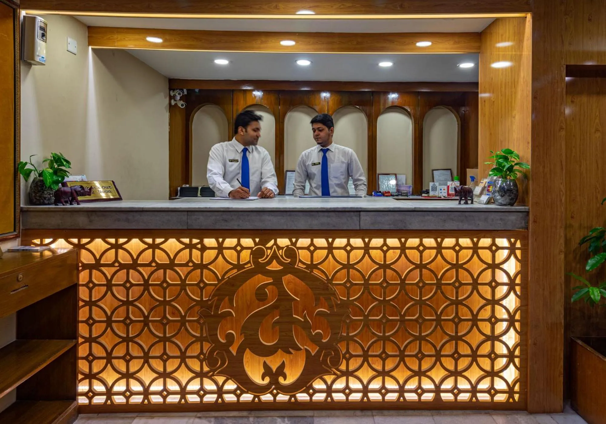 Lobby or reception in Hotel Ashrafee