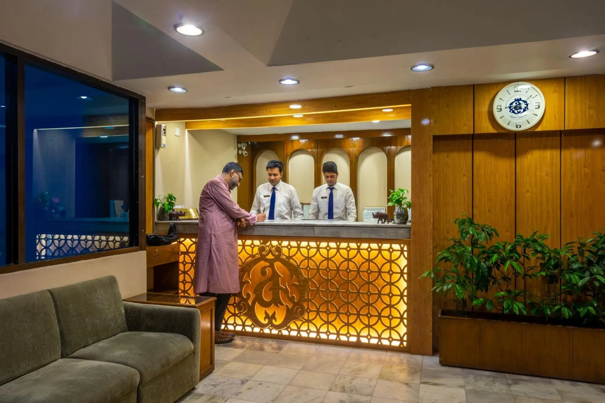 Lobby or reception in Hotel Ashrafee