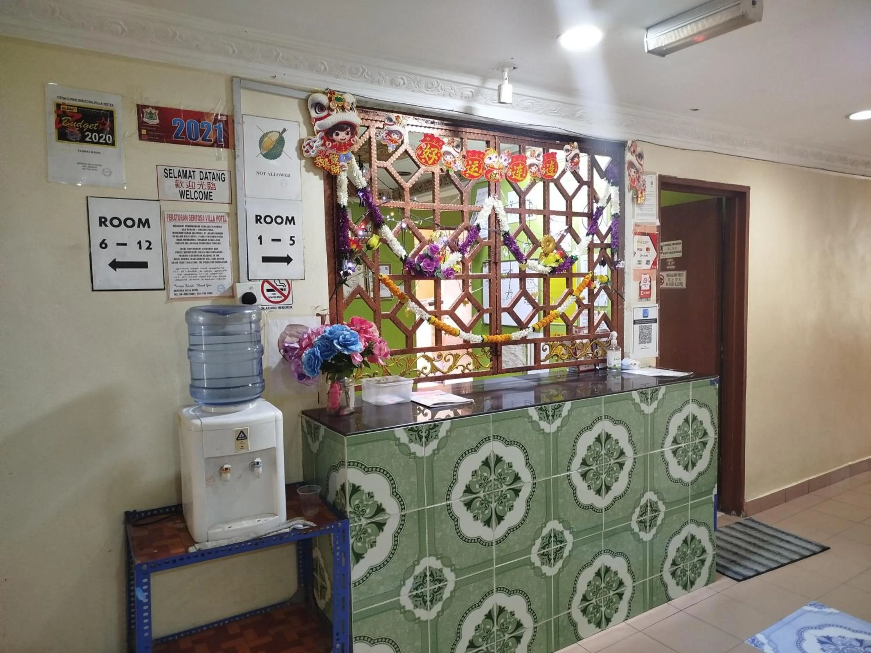 Lobby or reception in Sentosa Villa Hotel