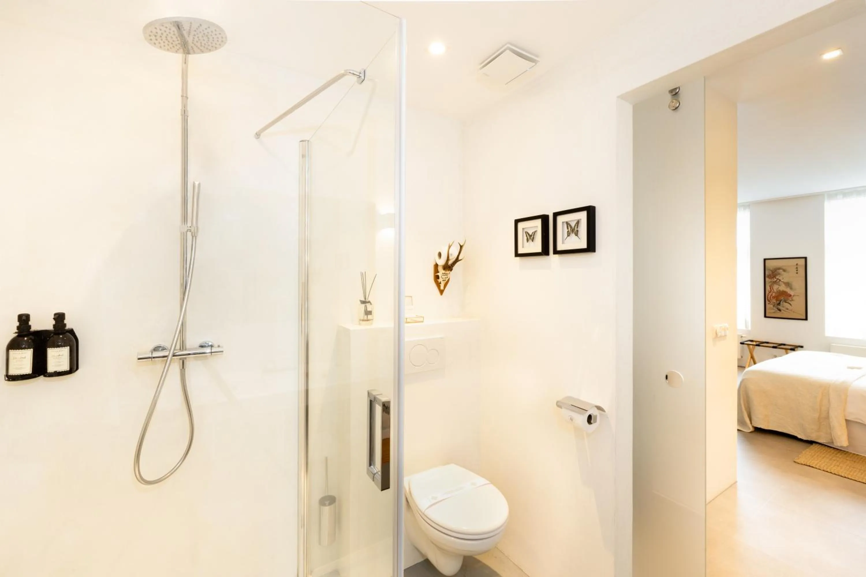 Shower in Boutique Hotel Goud En Zilver