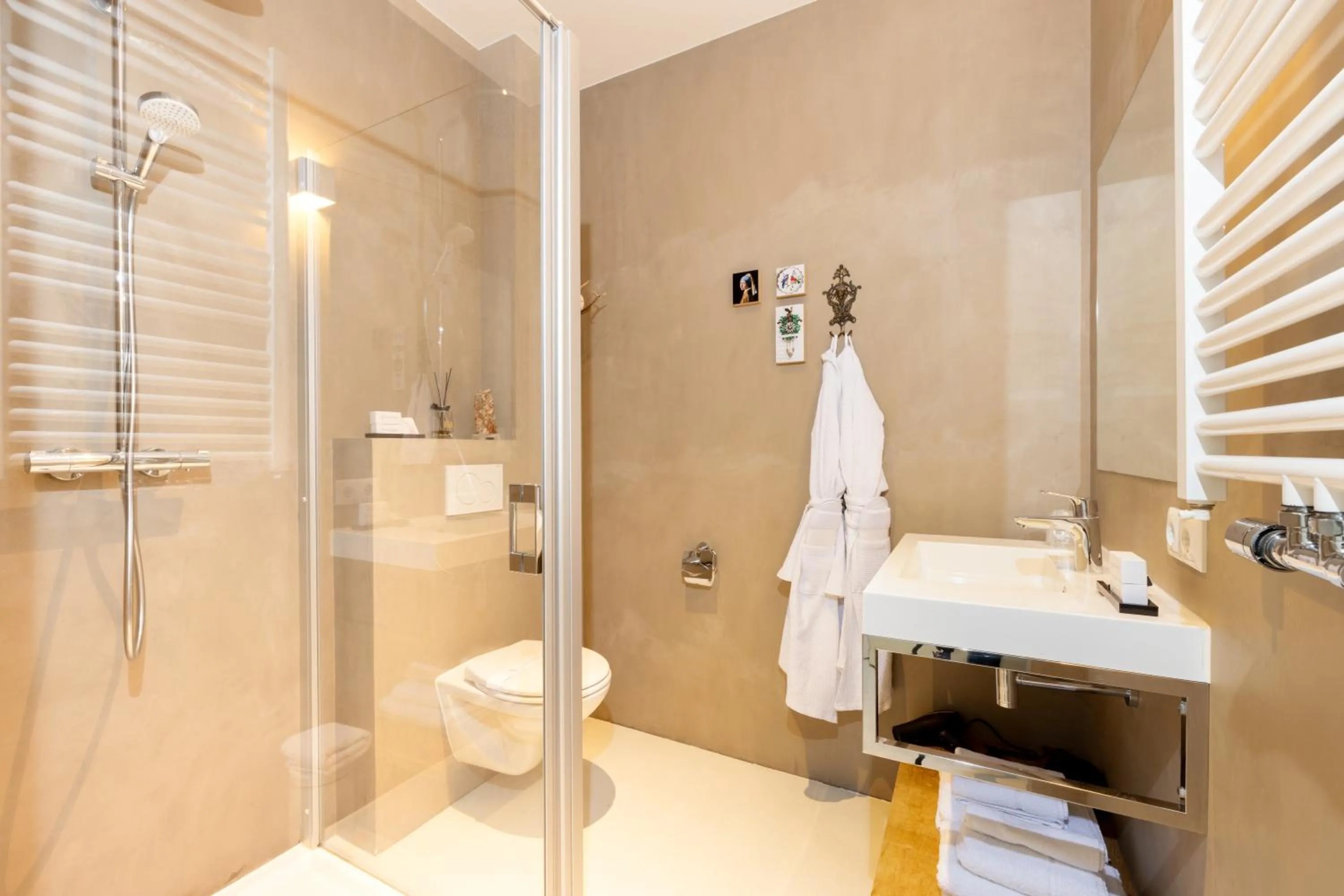 Shower in Boutique Hotel Goud En Zilver