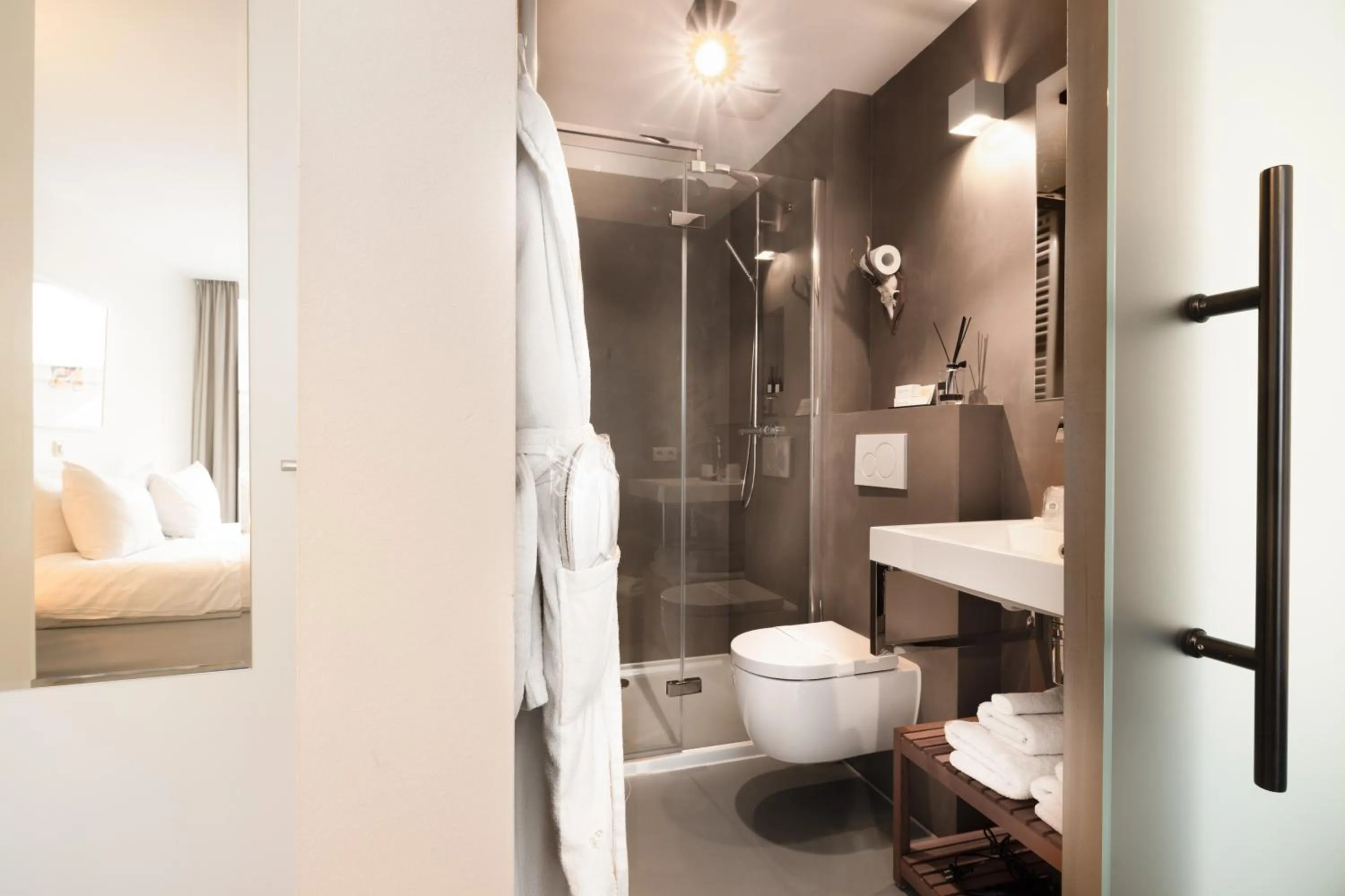Shower in Boutique Hotel Goud En Zilver