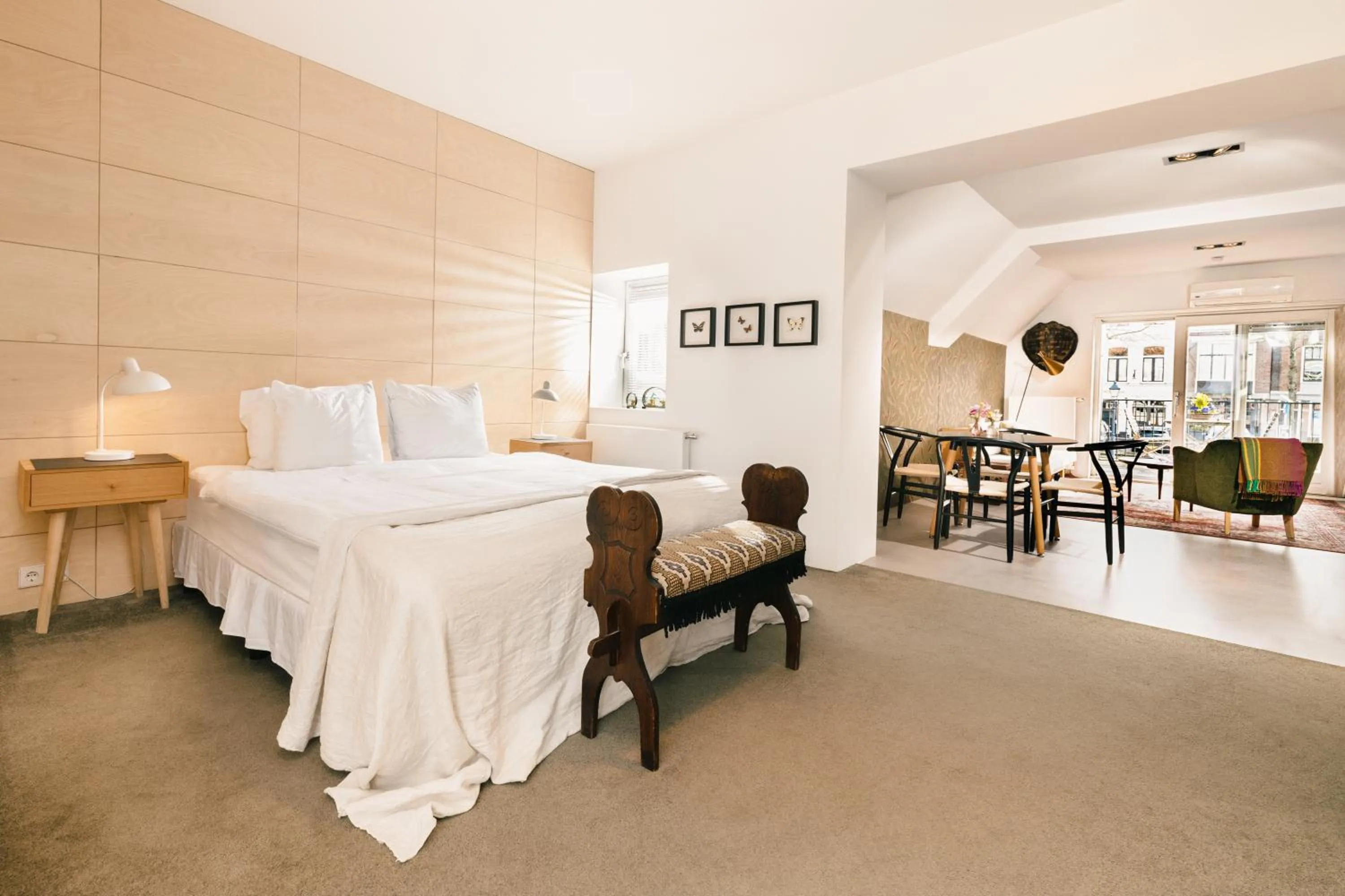 Seating area in Boutique Hotel Goud En Zilver