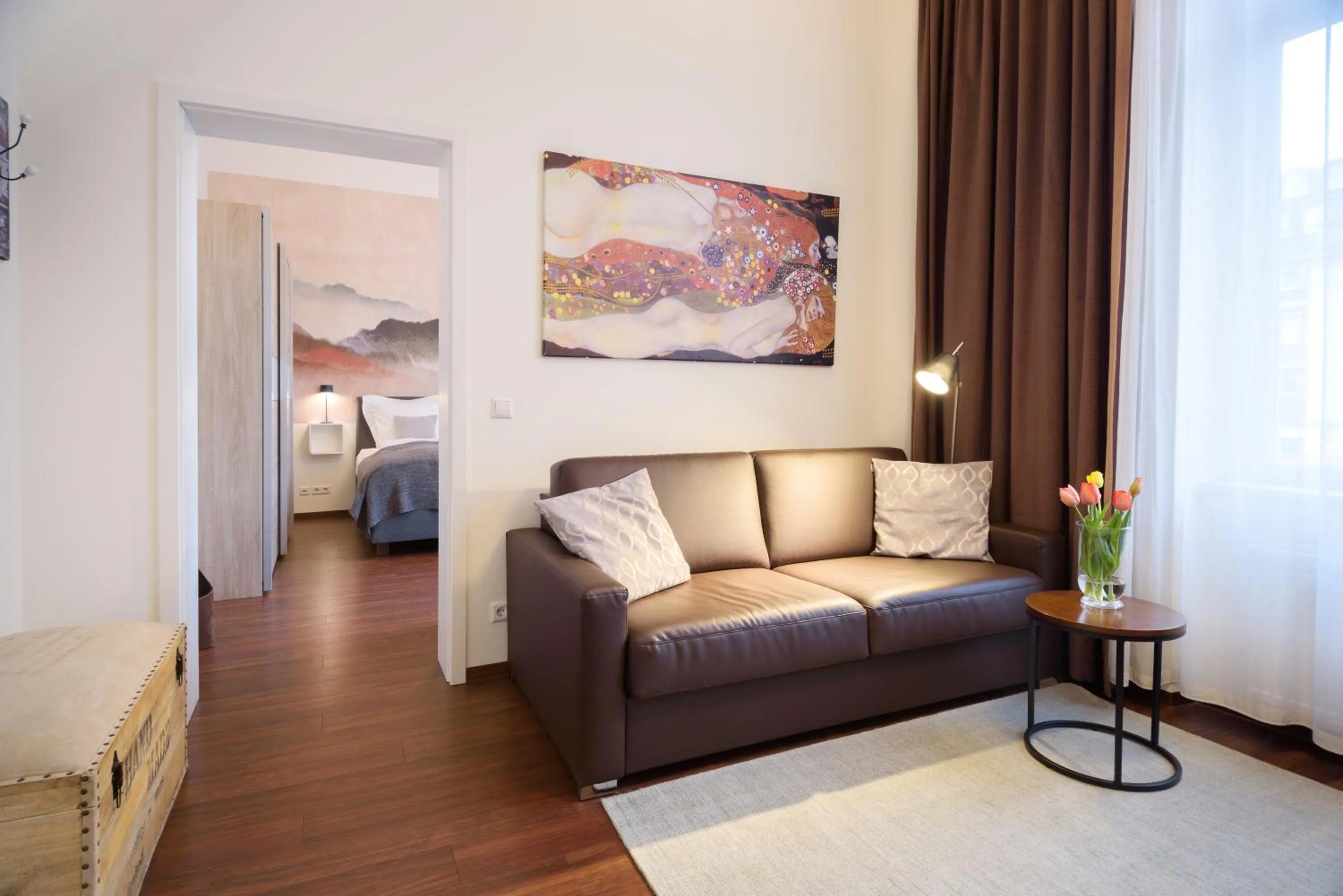 Living room, Bed in Boardinghouse Luise 5