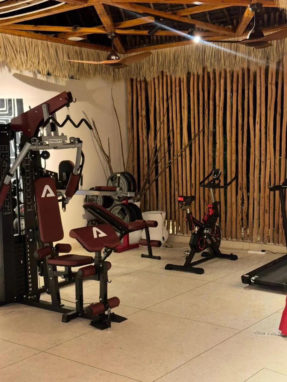 Fitness centre/facilities in Kai Zanzibar Hotel and Spa