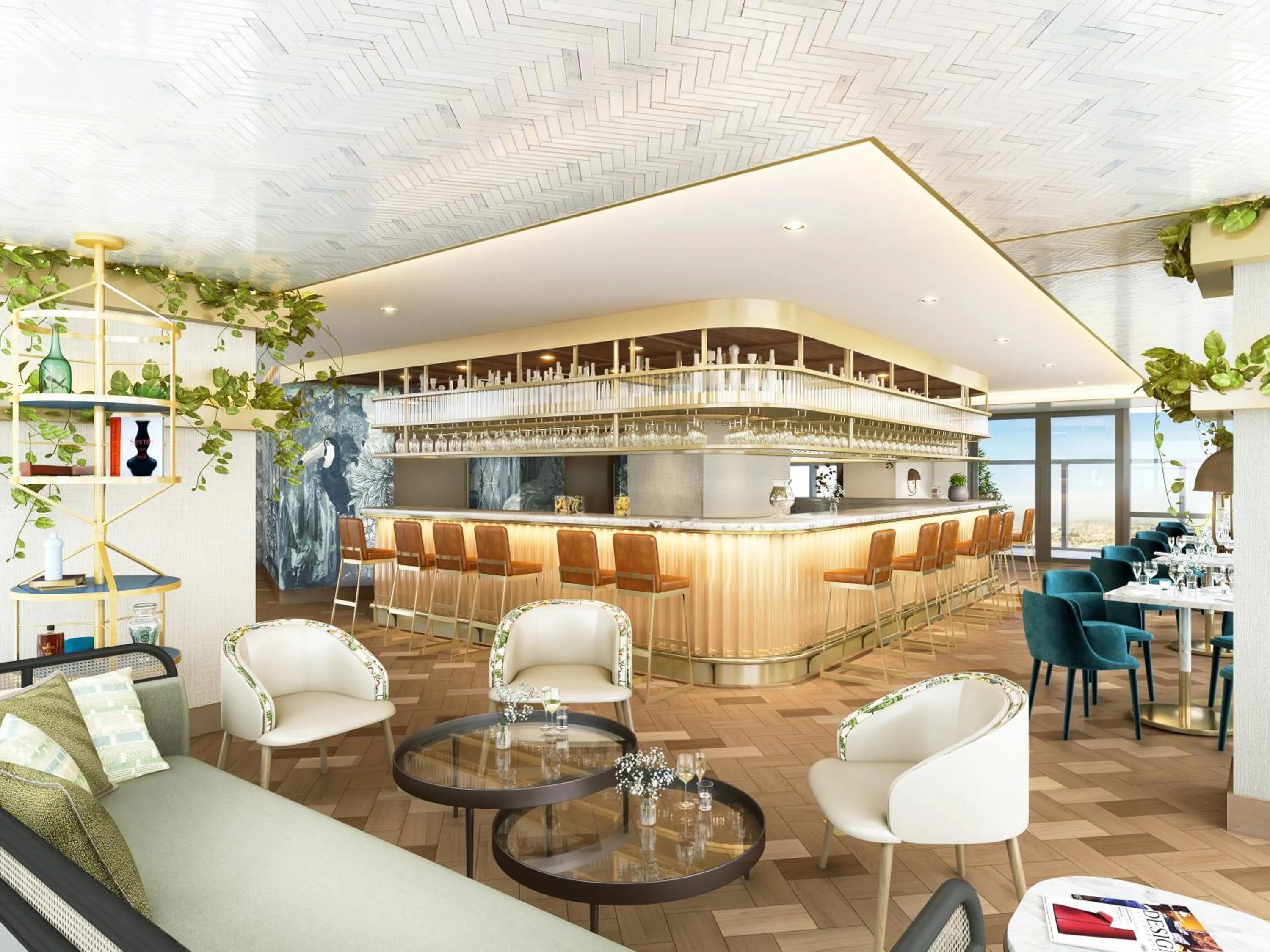 Restaurant/places to eat in Dorsett Hotel Canary Wharf