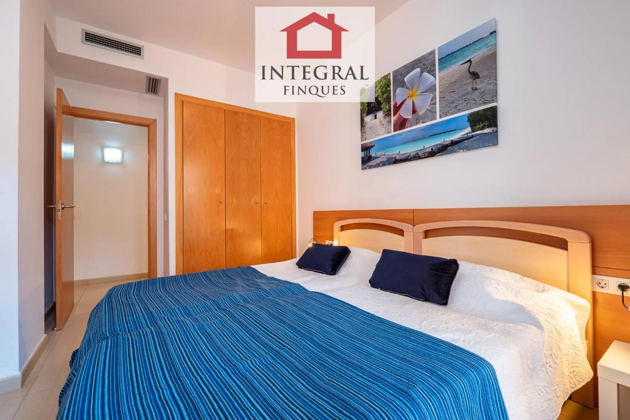 Bed in Apartament Cel Blau