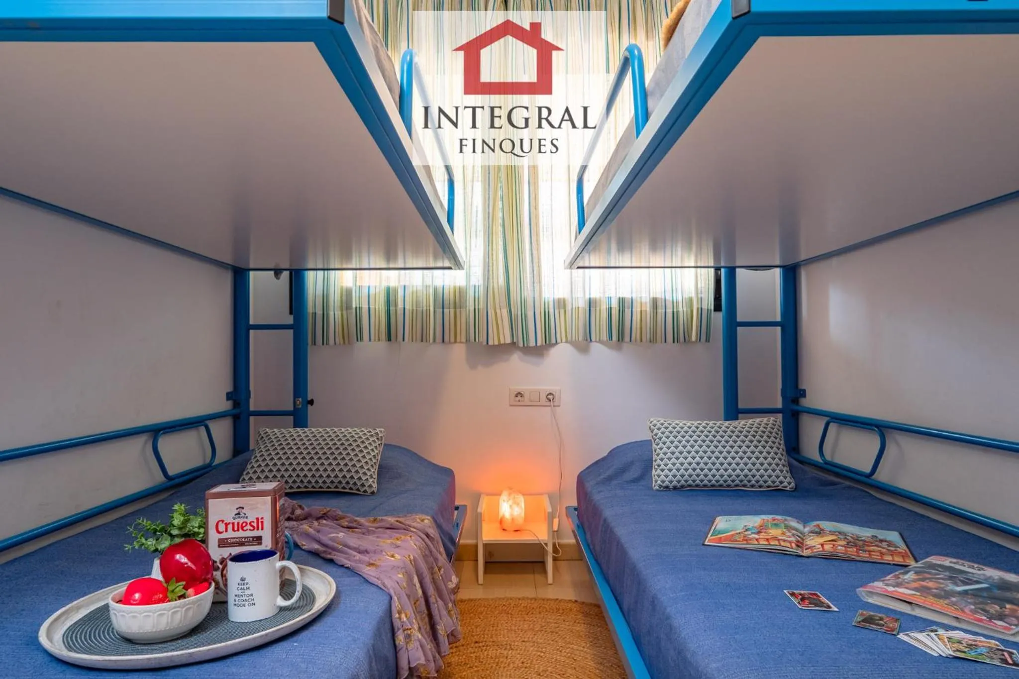 Bed in Apartament Cel Blau