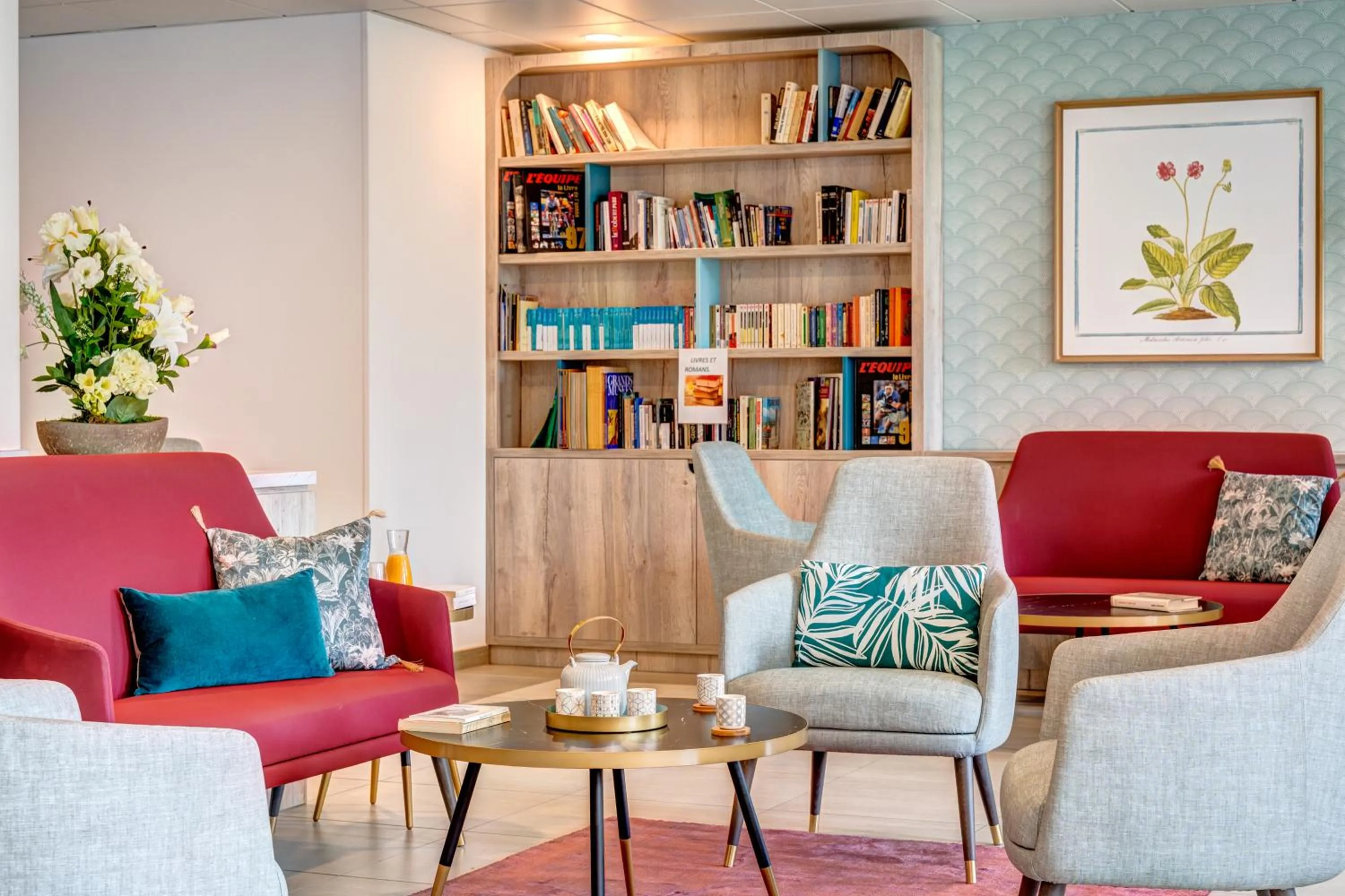 Library in Zenao Appart'hôtels Le Raincy Thiers