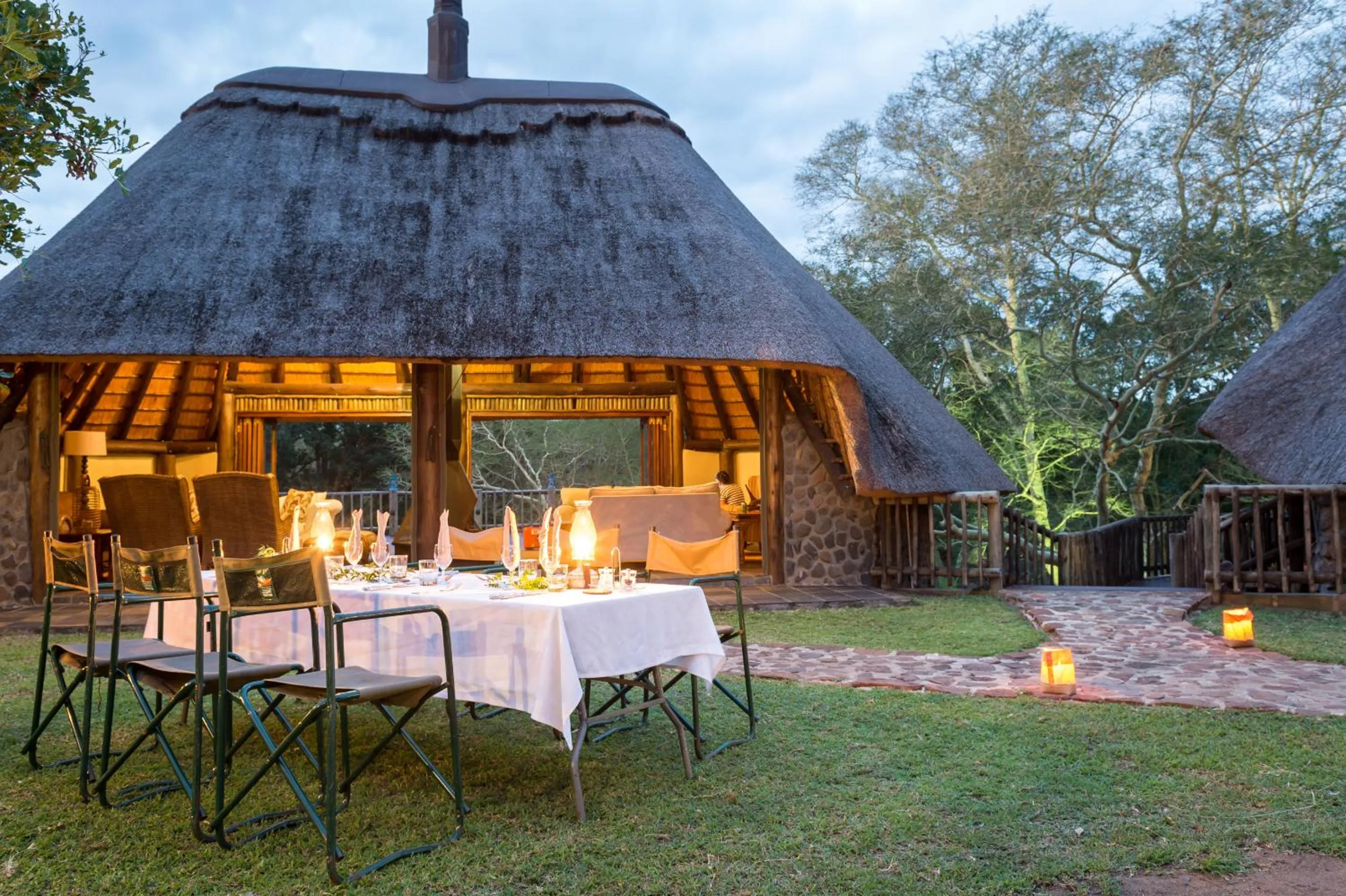 Restaurant/places to eat in Rhino River Lodge