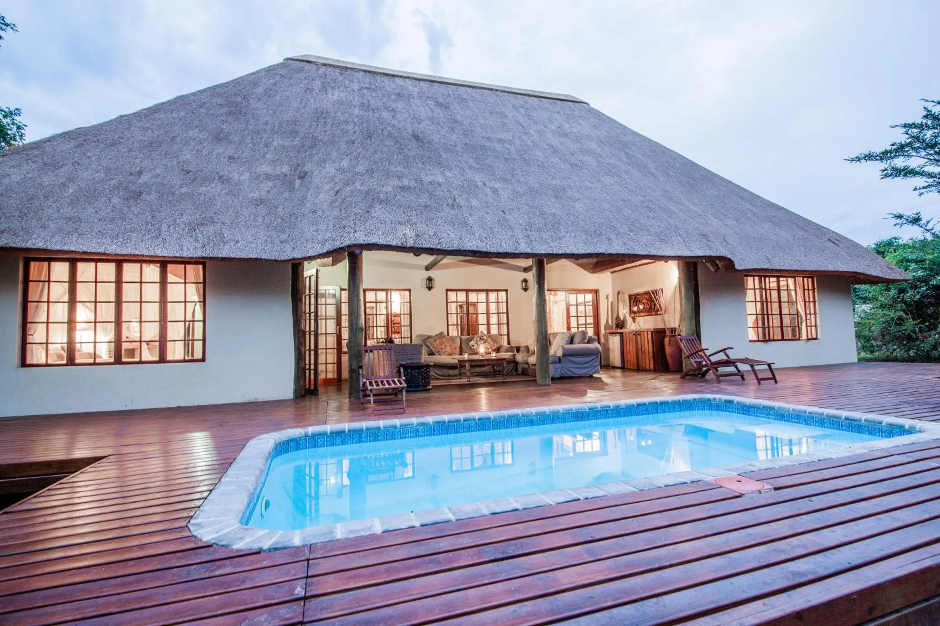 Property building in Rhino River Lodge