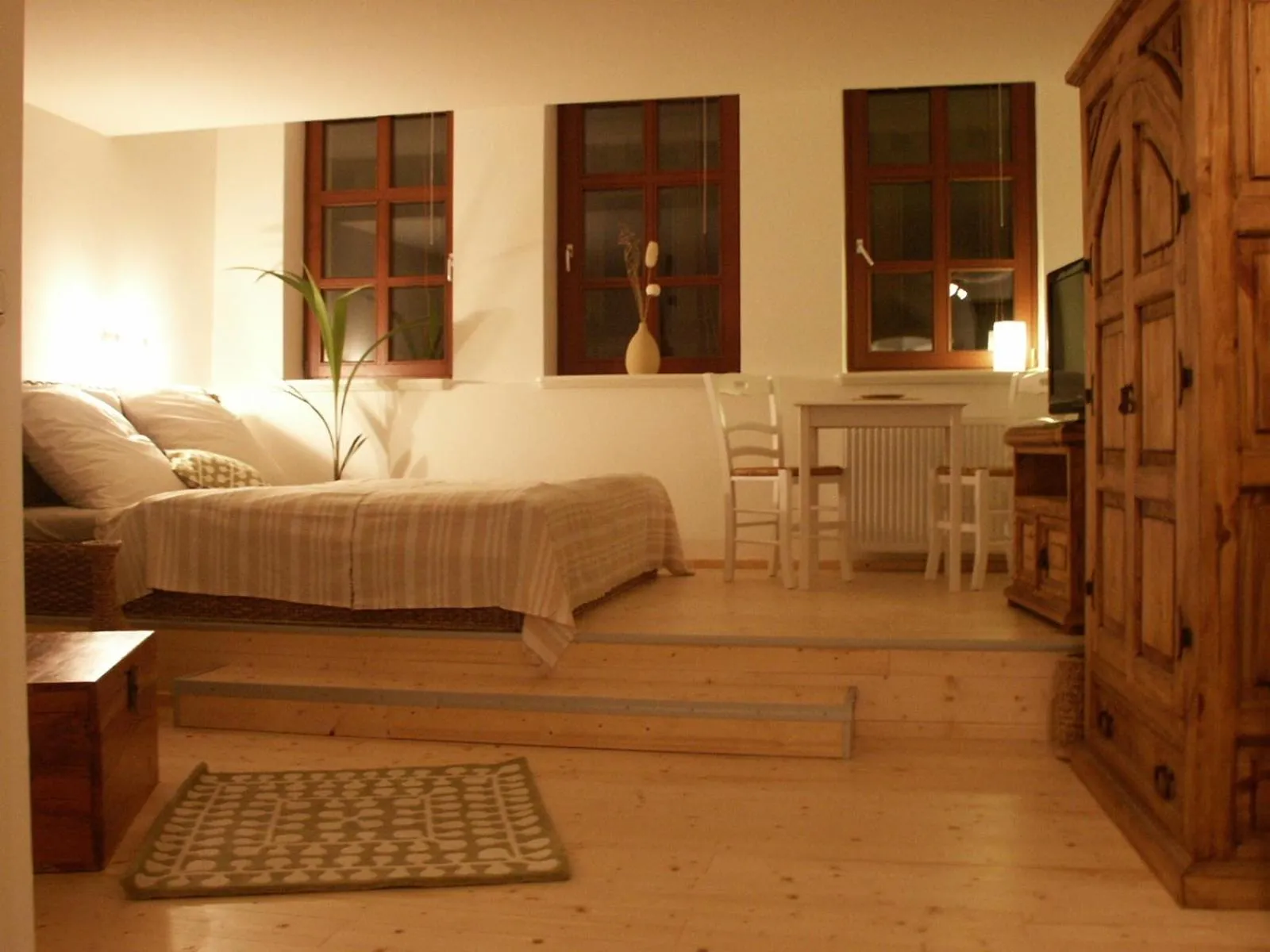 Photo of the whole room, Bed in Apartment Wittenberg