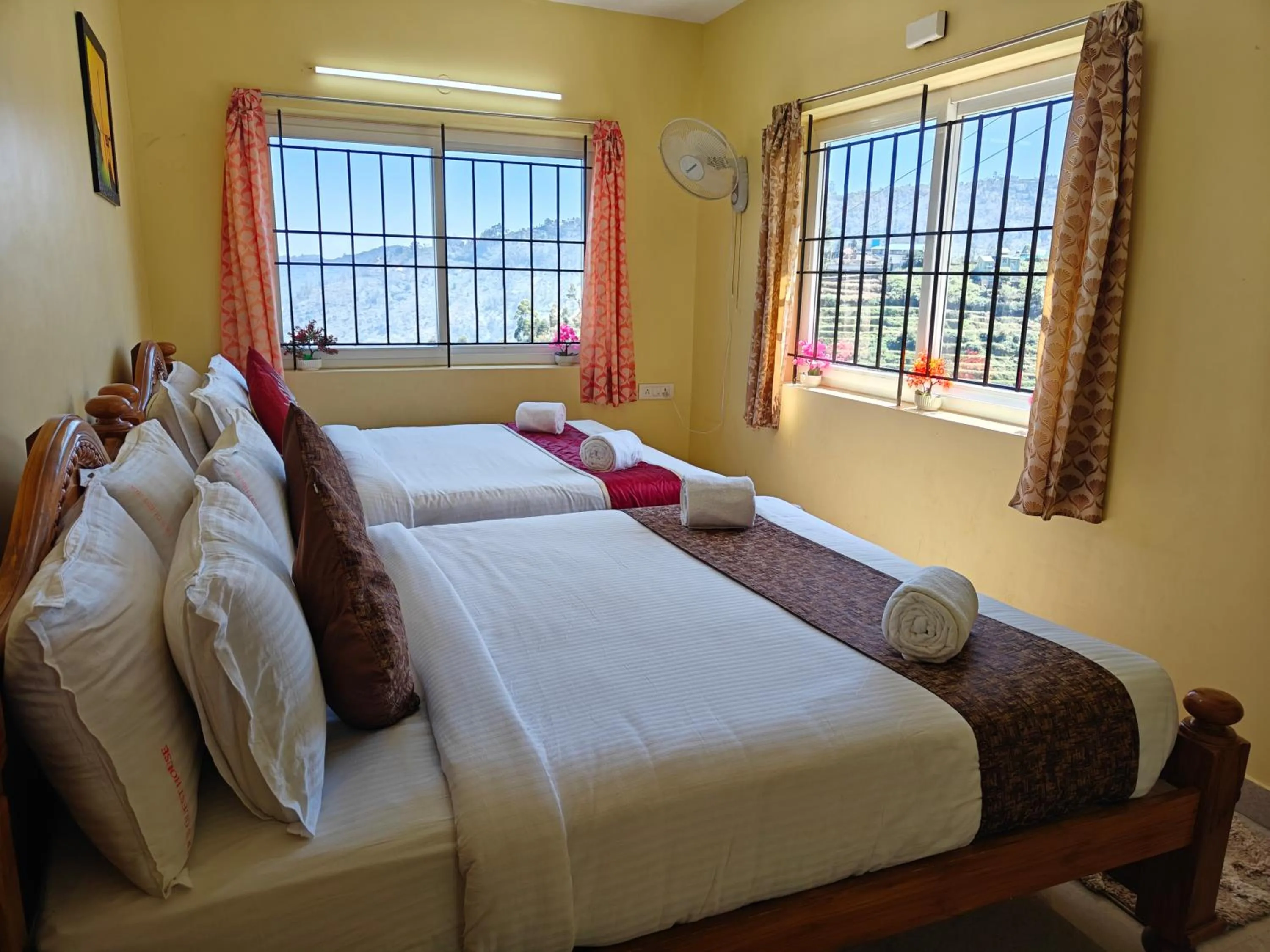 Bed in Kodai Hillscape