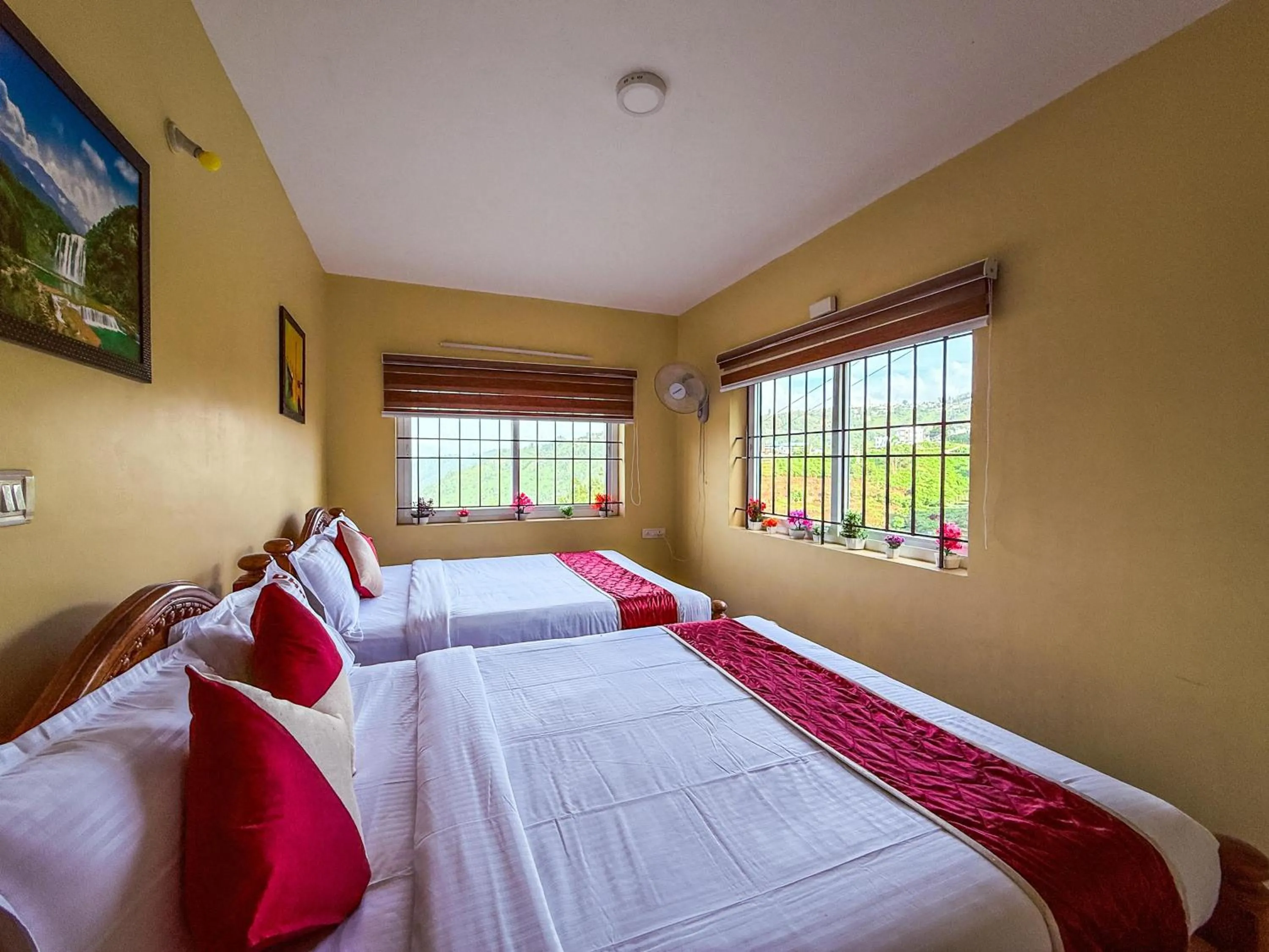 Bed in Kodai Hillscape