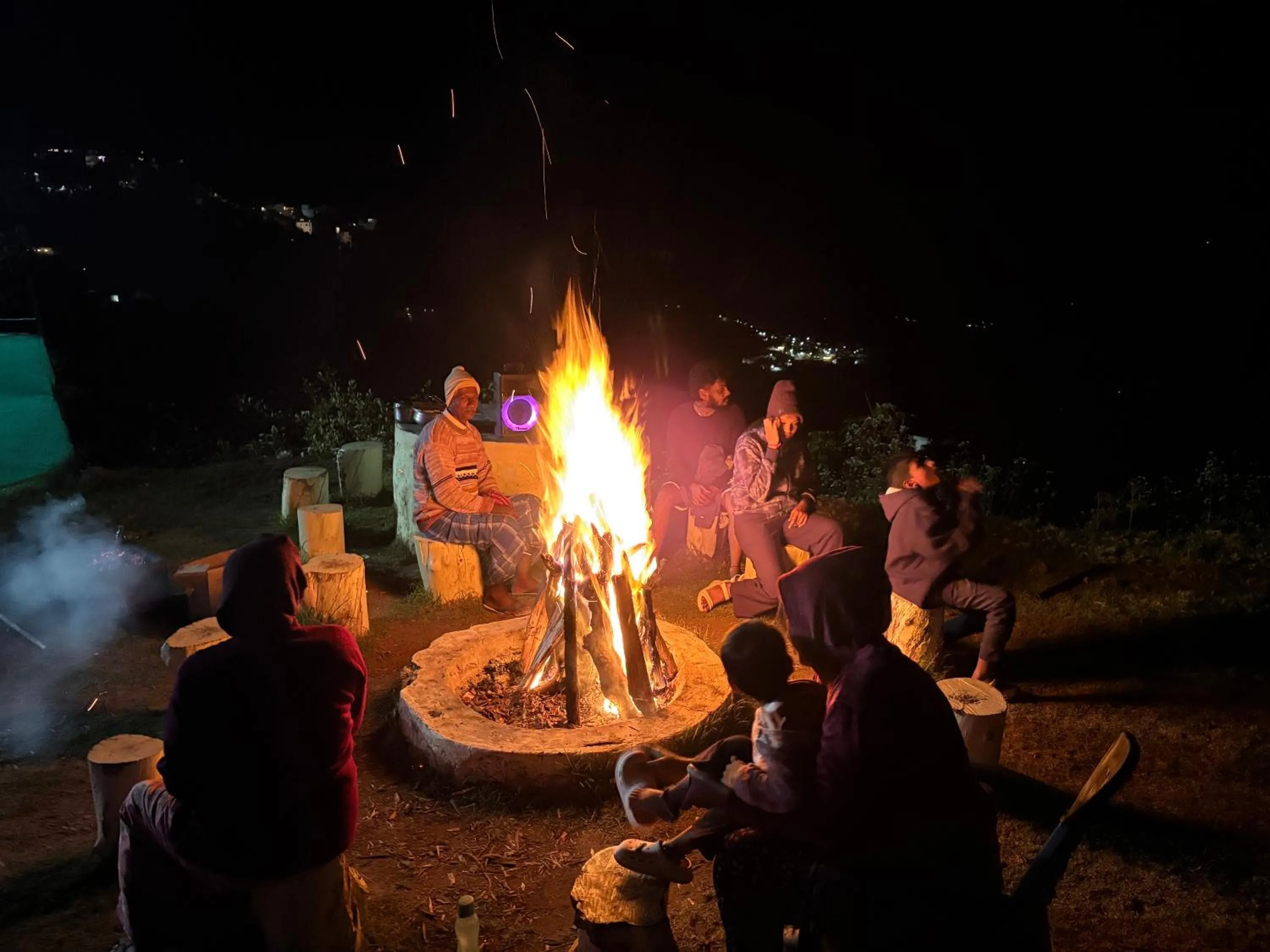 group of guests in Kodai Hillscape