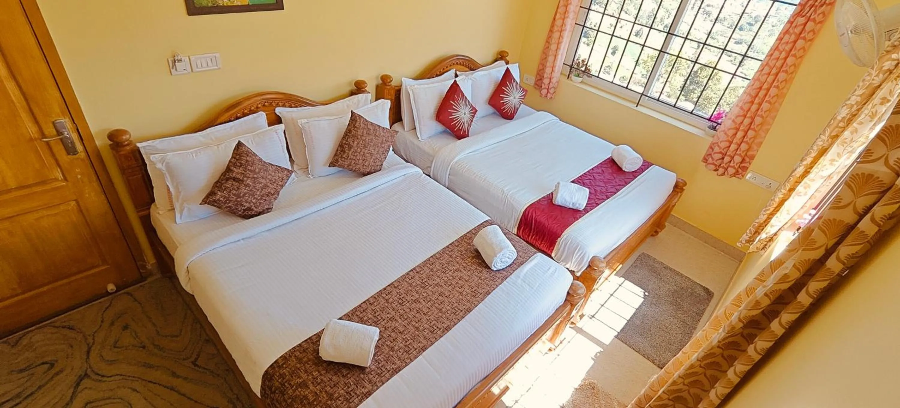 Bed in Kodai Hillscape