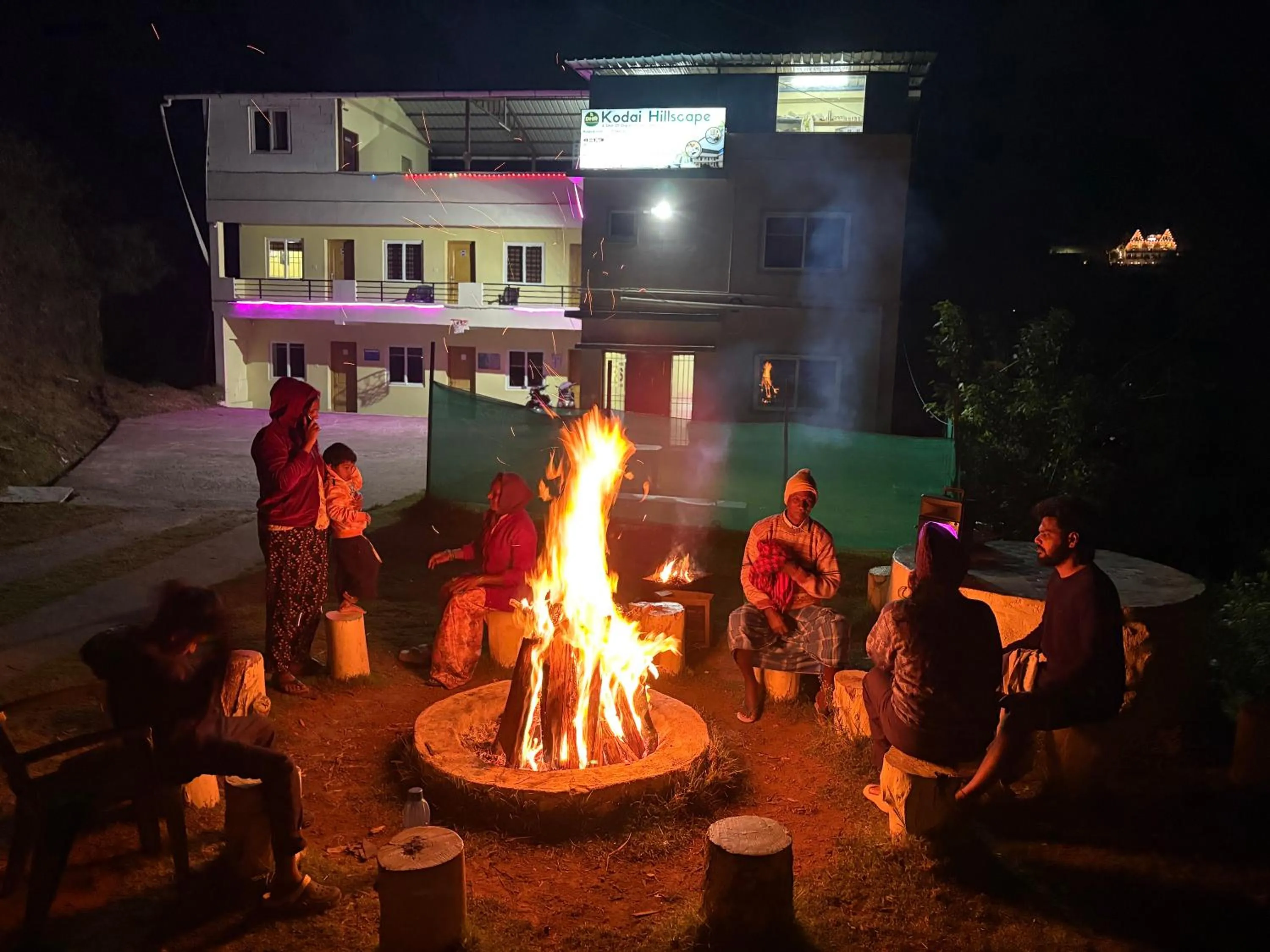Night in Kodai Hillscape