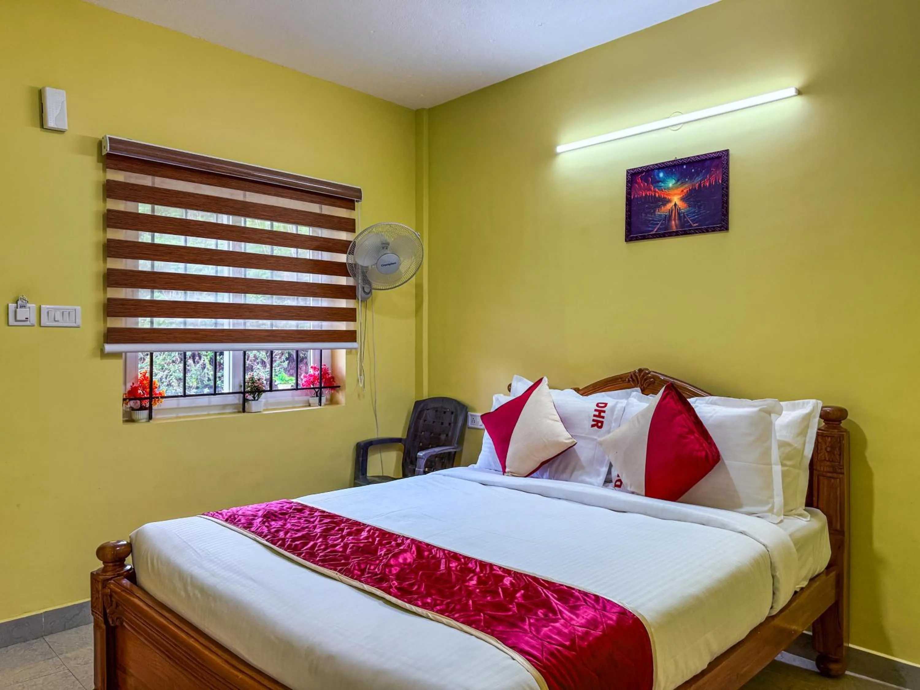 Bed in Kodai Hillscape