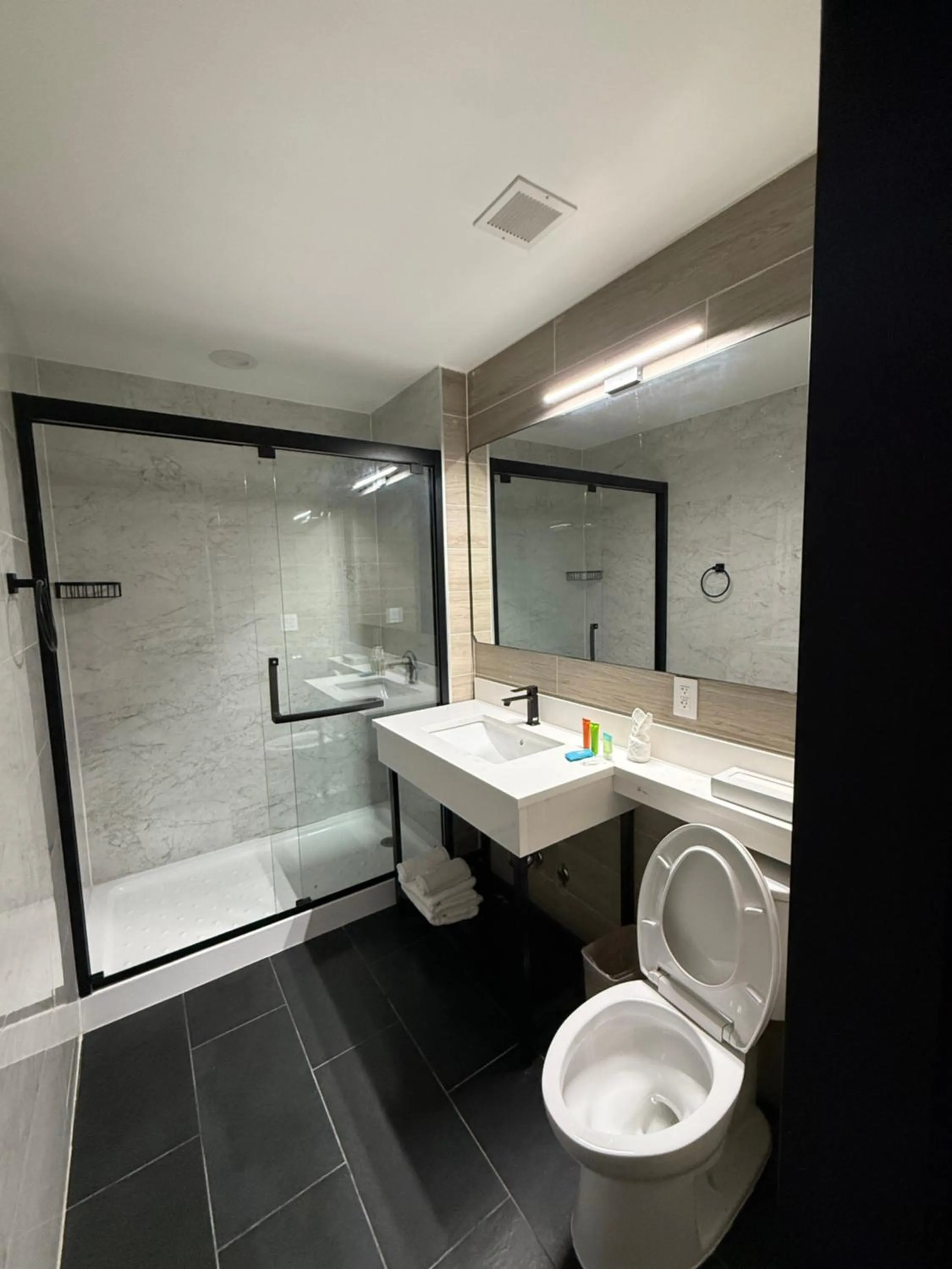 Bathroom in Bkway Hotel Brooklyn