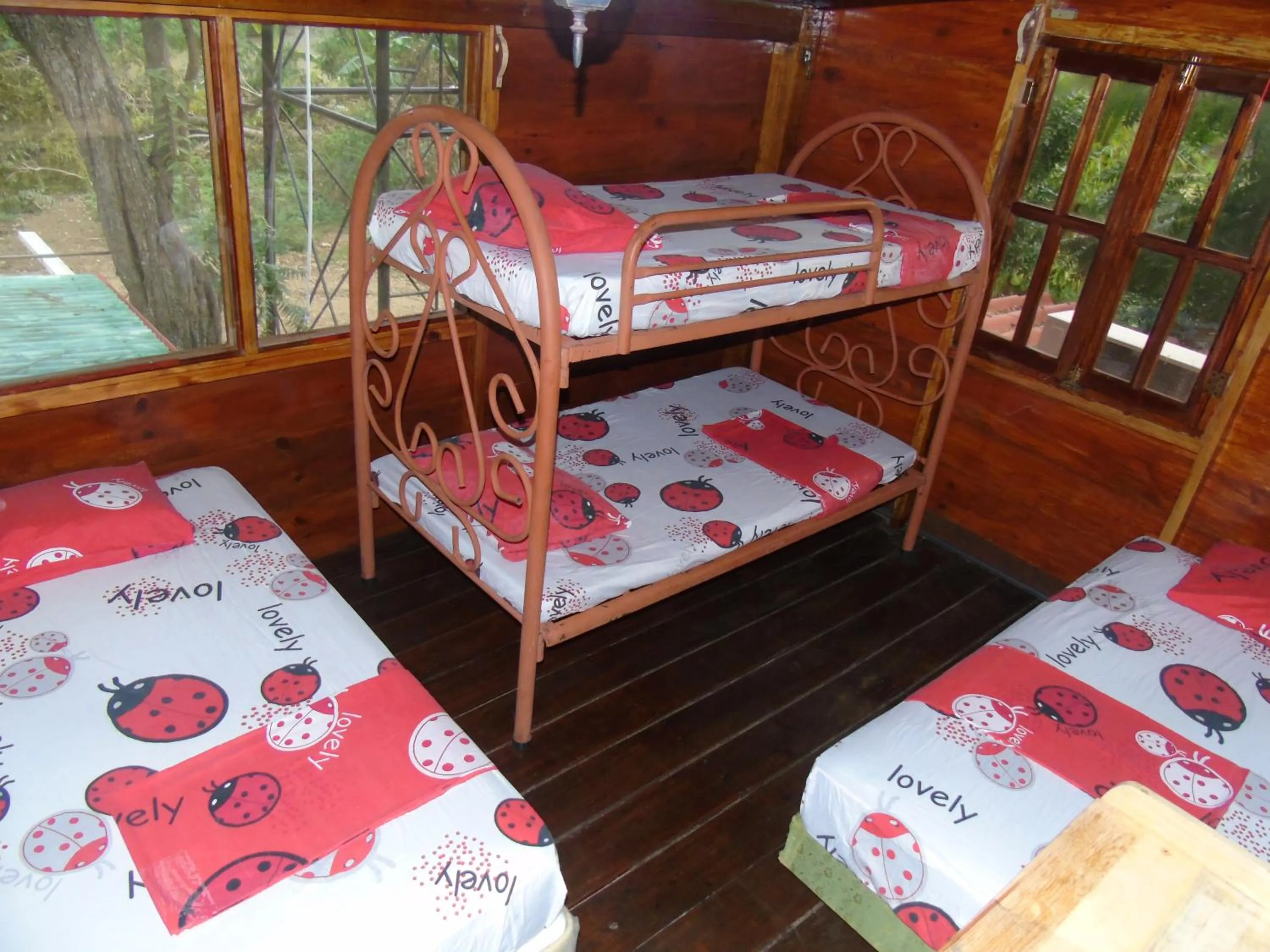 People, Bed in Hostal Villas Mexico