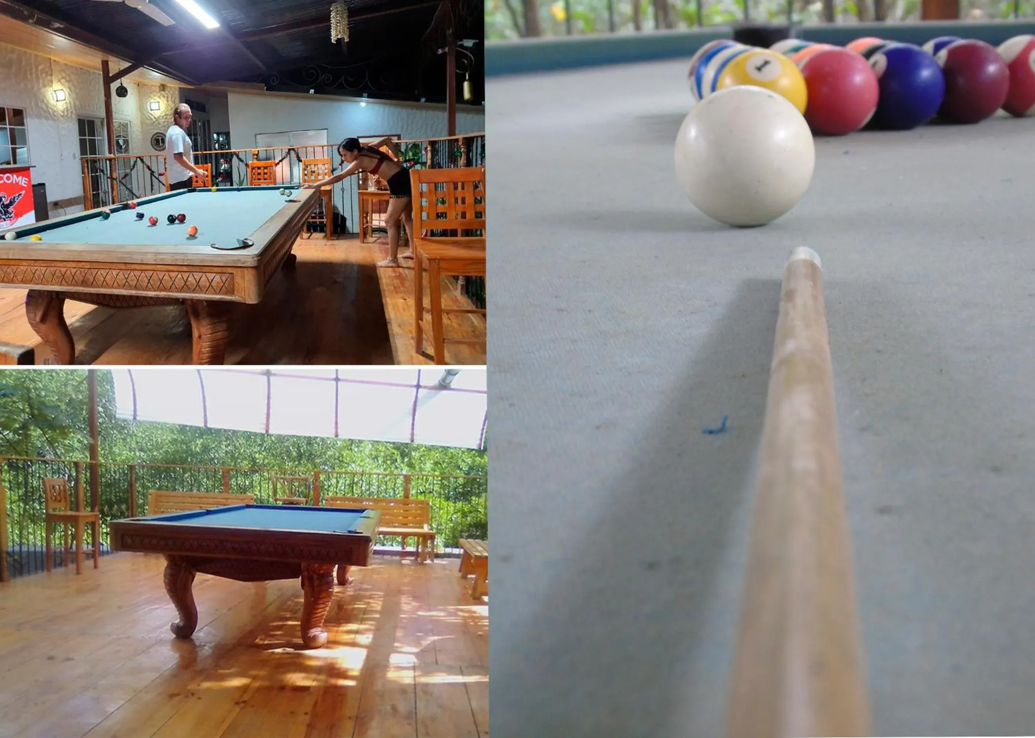 Billiard in Hostal Villas Mexico