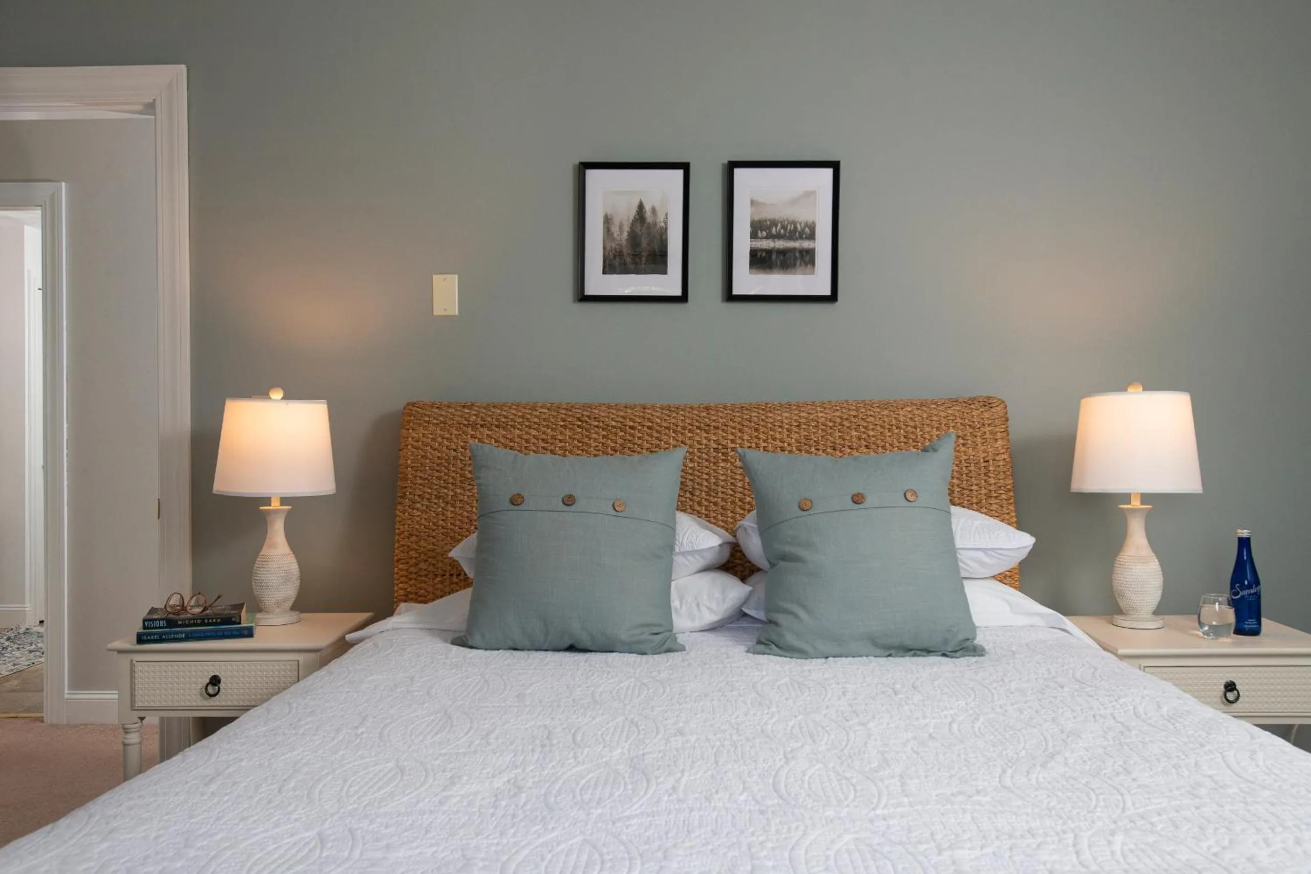 Bed in The Lodge at Moosehead Lake