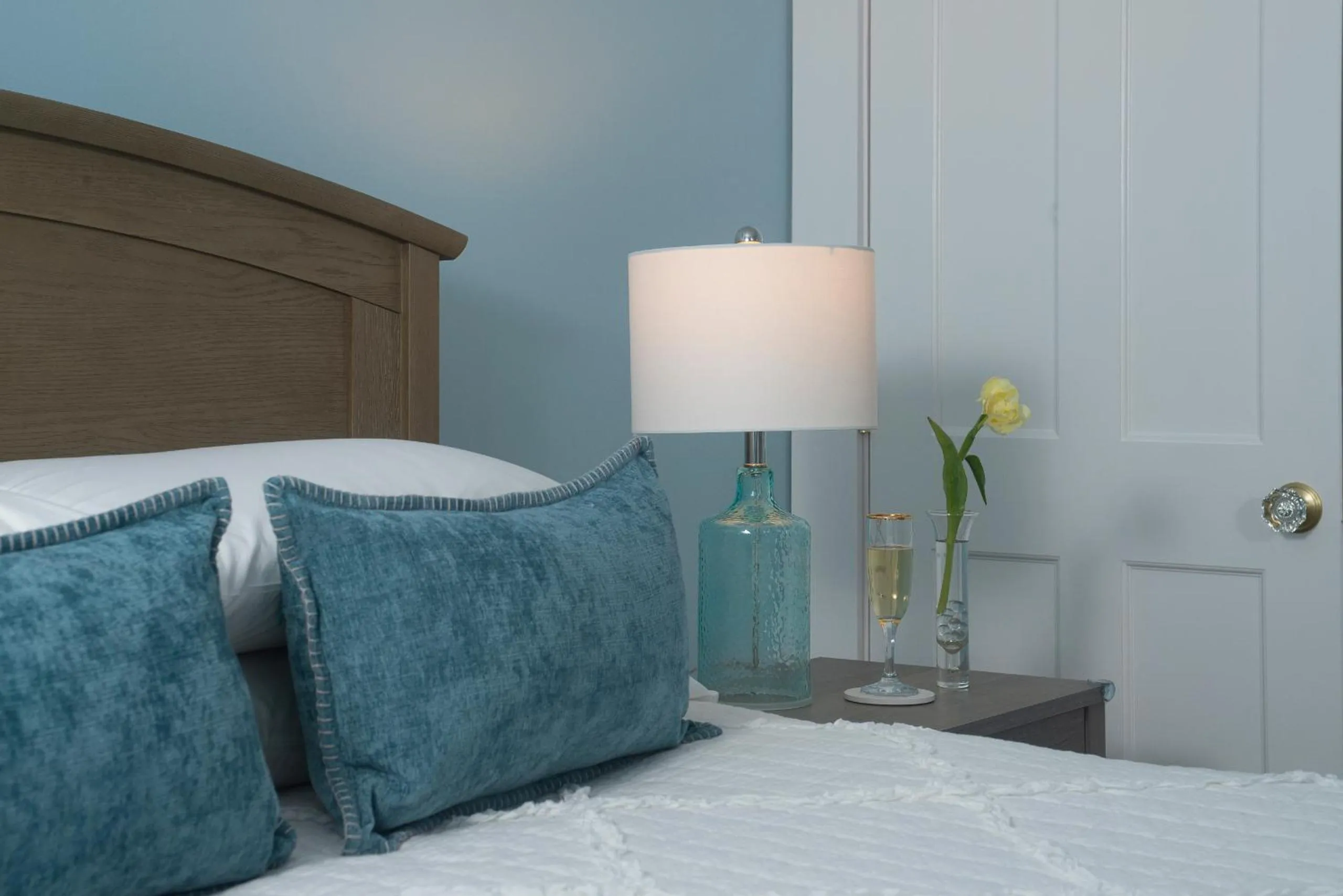 Bed in The Lodge at Moosehead Lake