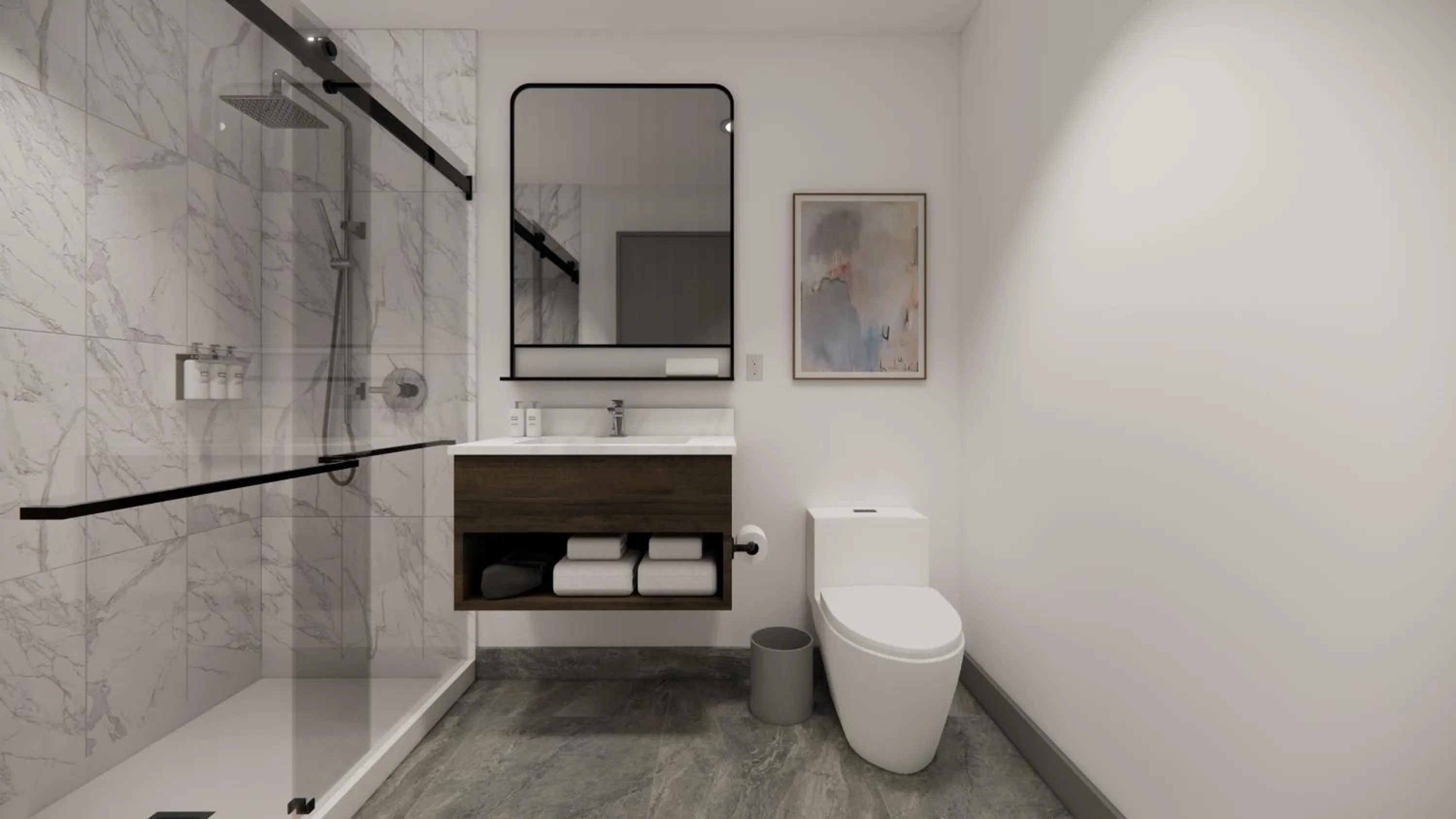 Bathroom in Kins Hotel