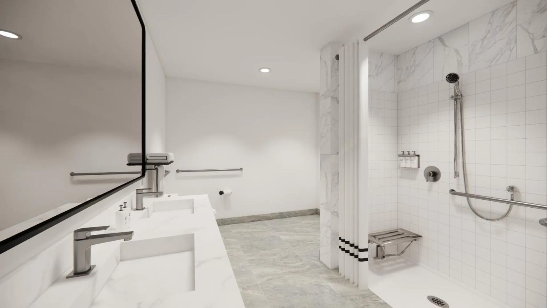 Shower in Kins Hotel