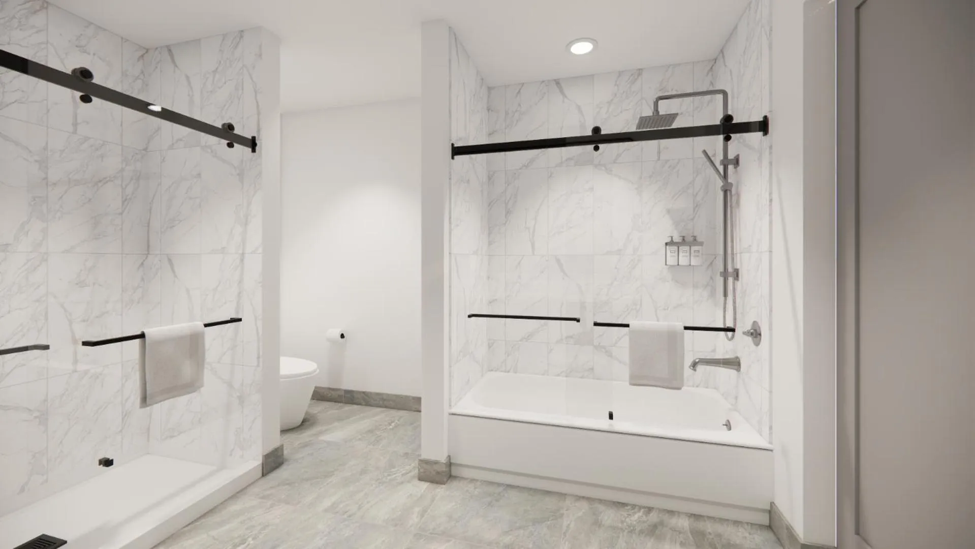 Shower in Kins Hotel