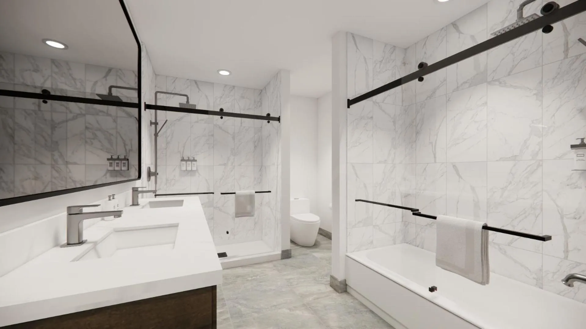 Shower in Kins Hotel