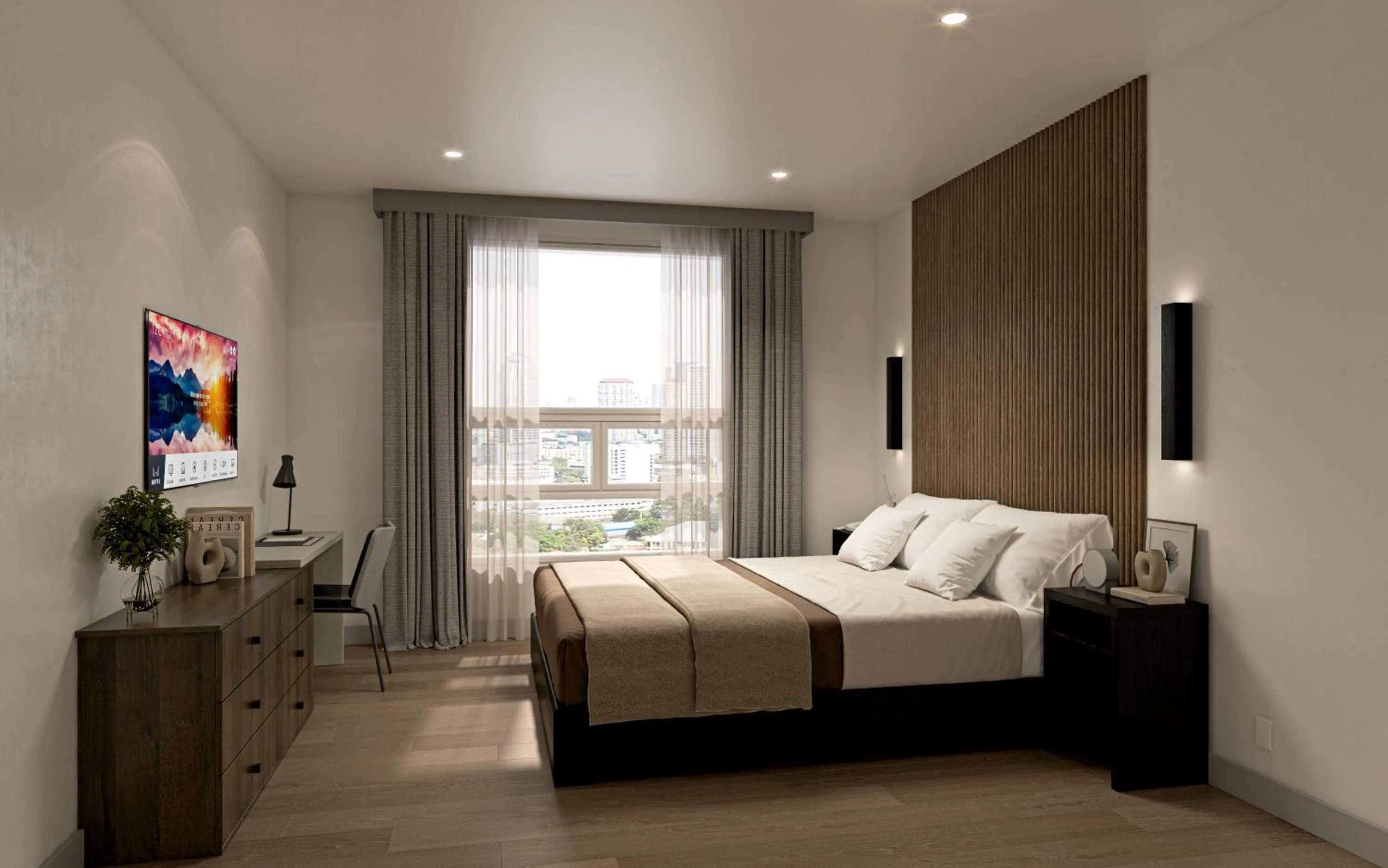 Photo of the whole room, Bed in Kins Hotel