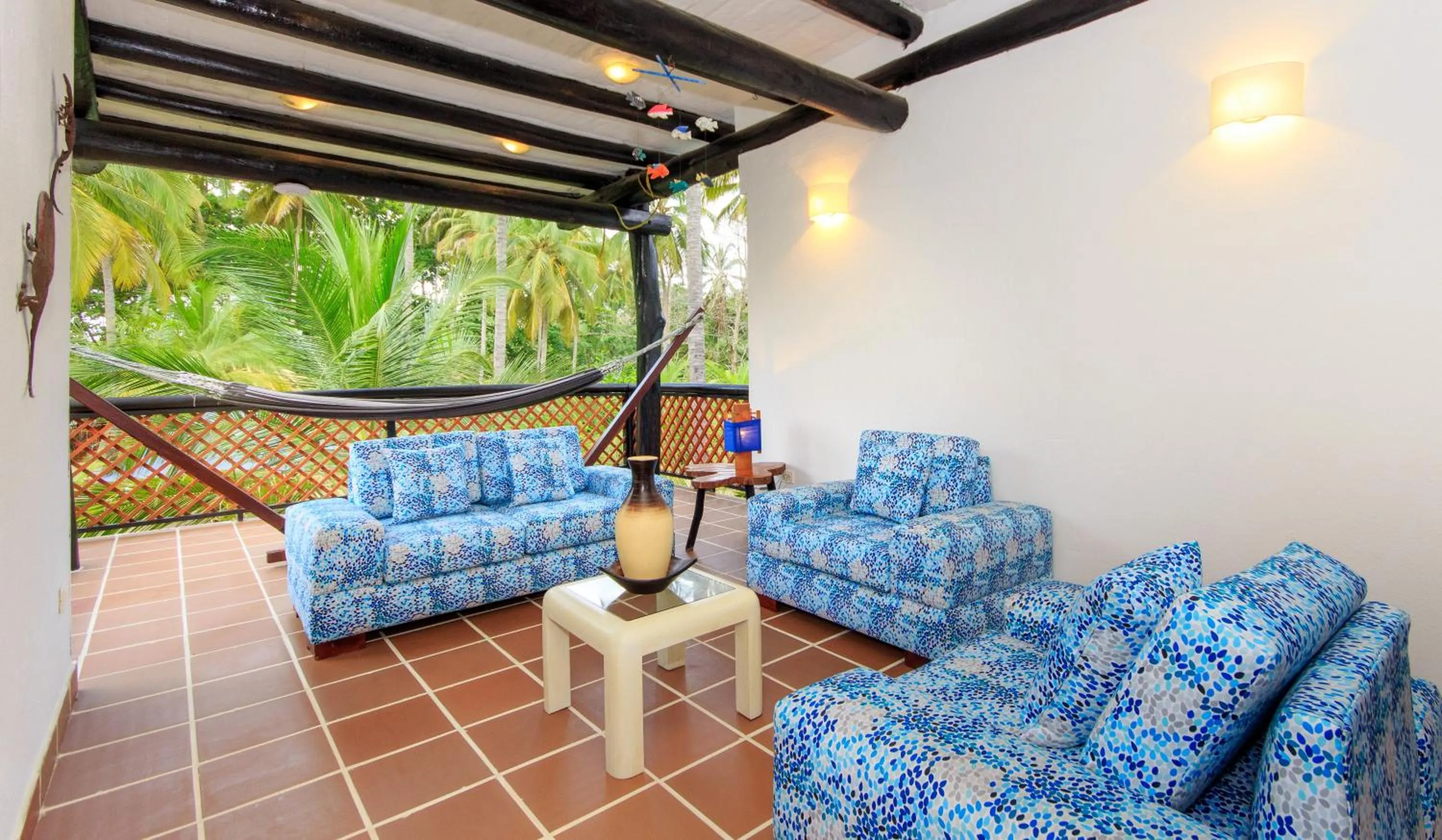 Living room in La Mar de Bien Tayrona